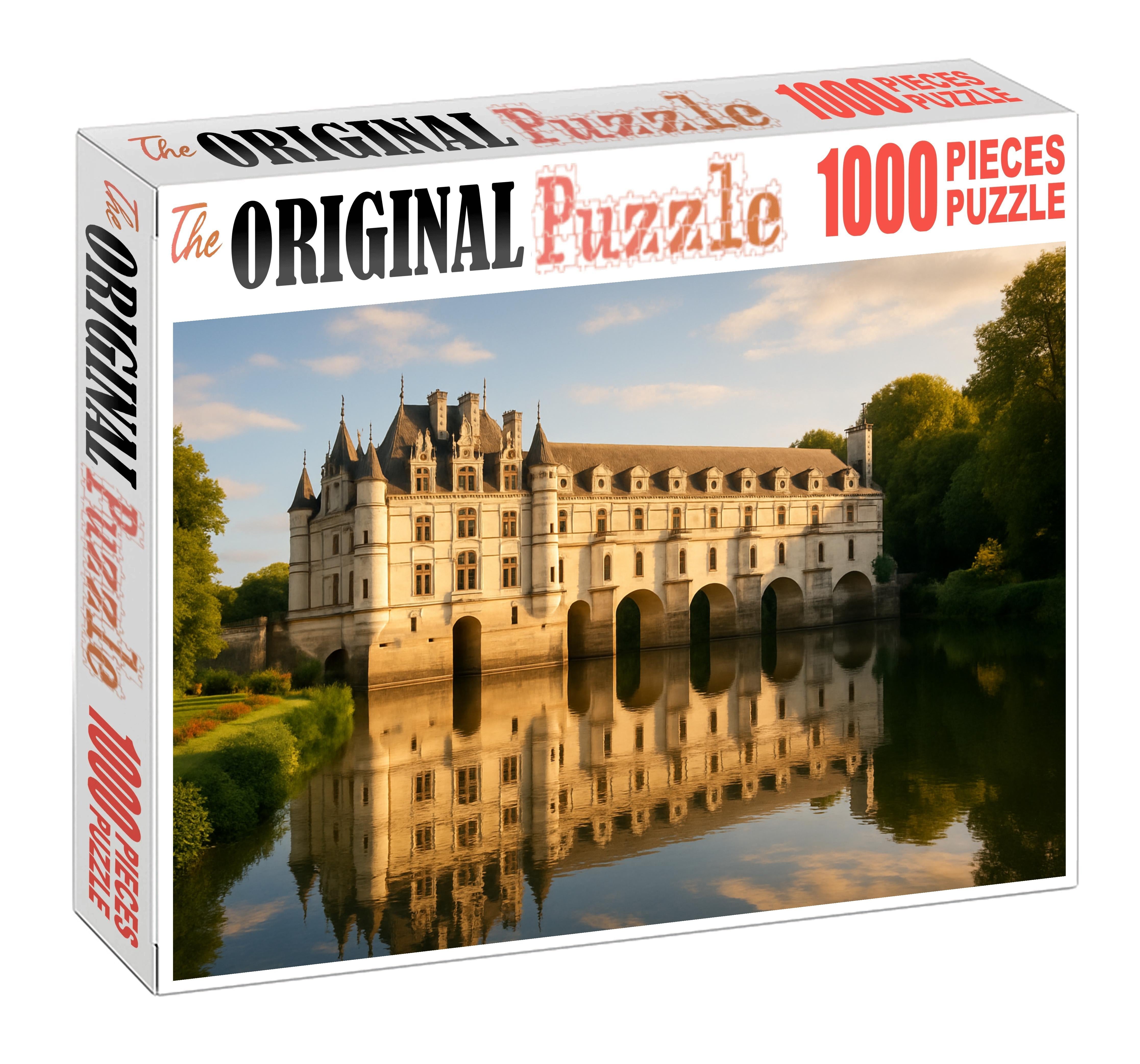 Chteau De Chenonceau Loire Valley France Identified By 6640 Globally For Its Graceful Renaissance Elegance Unique Puzzle Design