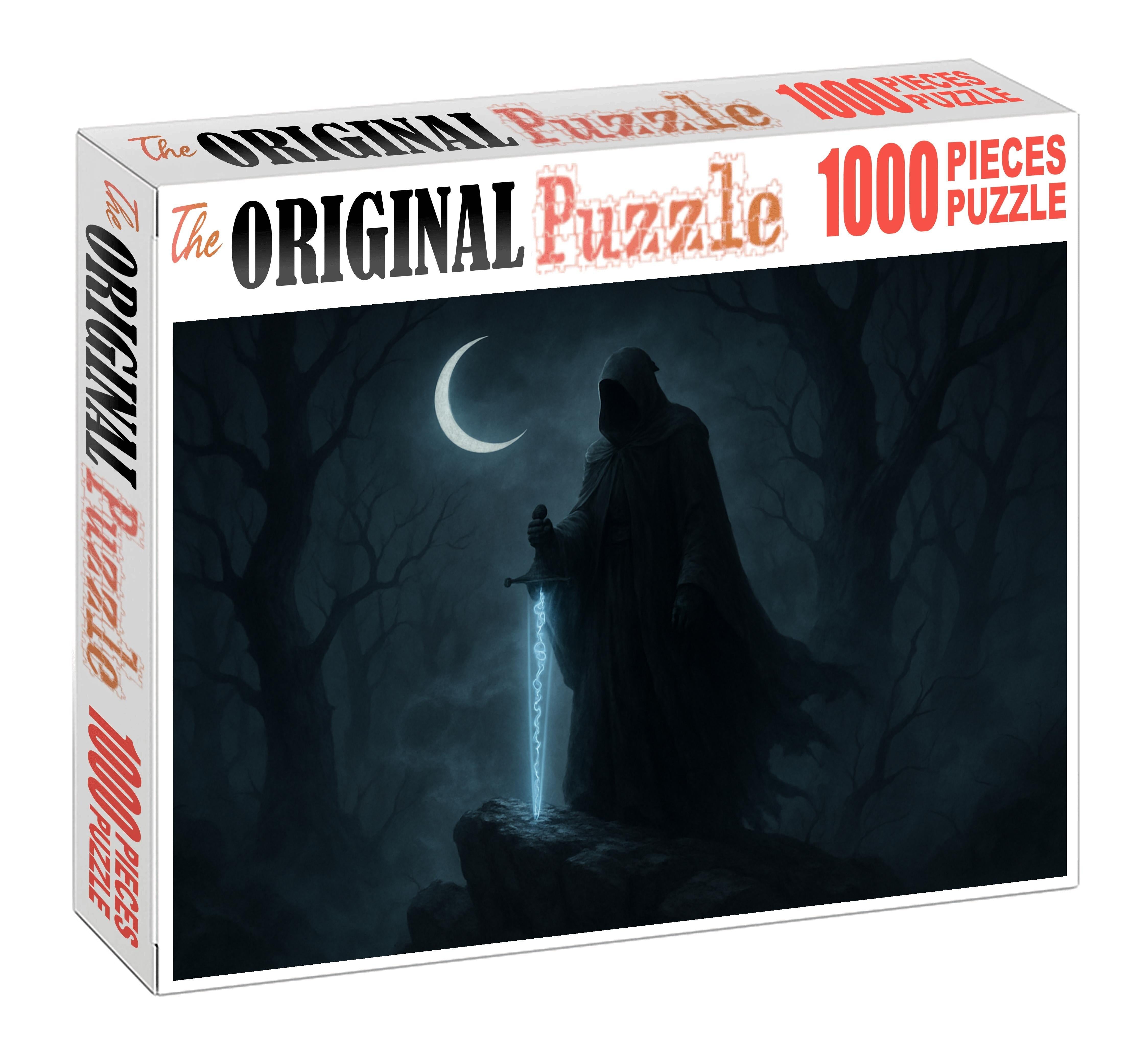 Dark Fantasy Graphic Novel Brooding Heroes In Mystical Realms Custom Jigsaw Puzzle