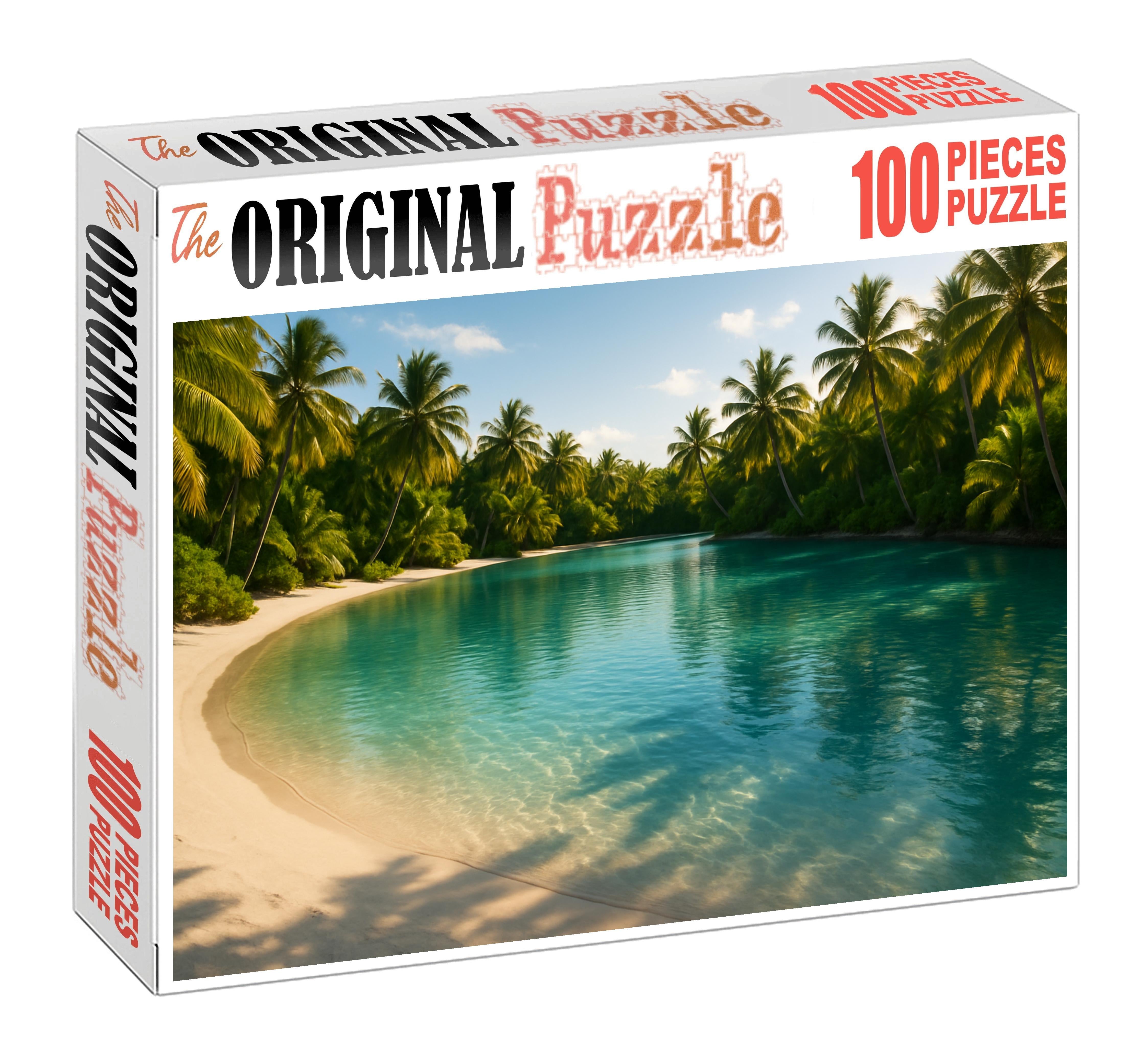 Sapphire Lagoon Seclusion Mini Puzzle