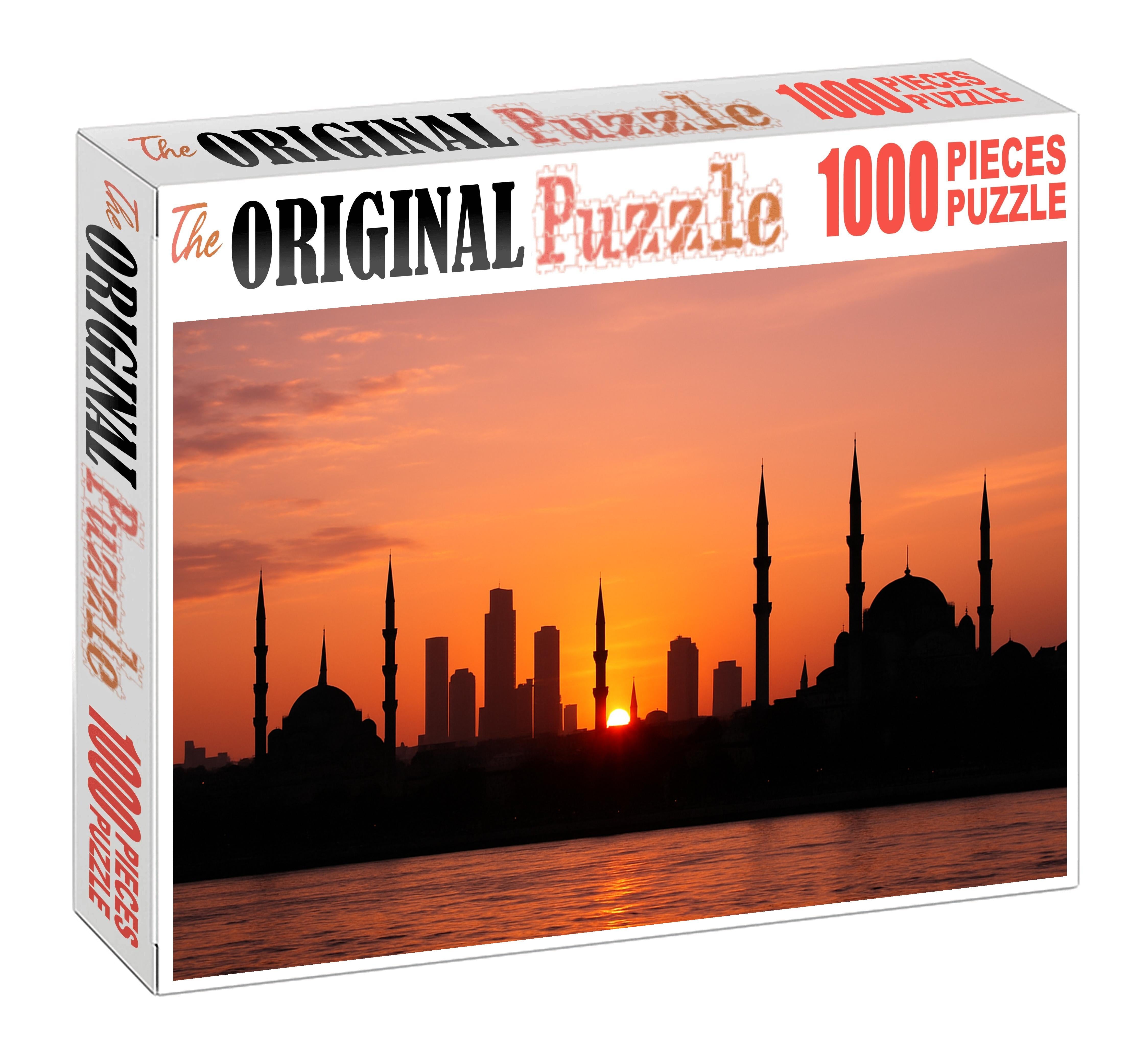 Istanbul Bosphorus Skyline East Meets West In A Historic Maritime Frame 300 Piece Puzzle