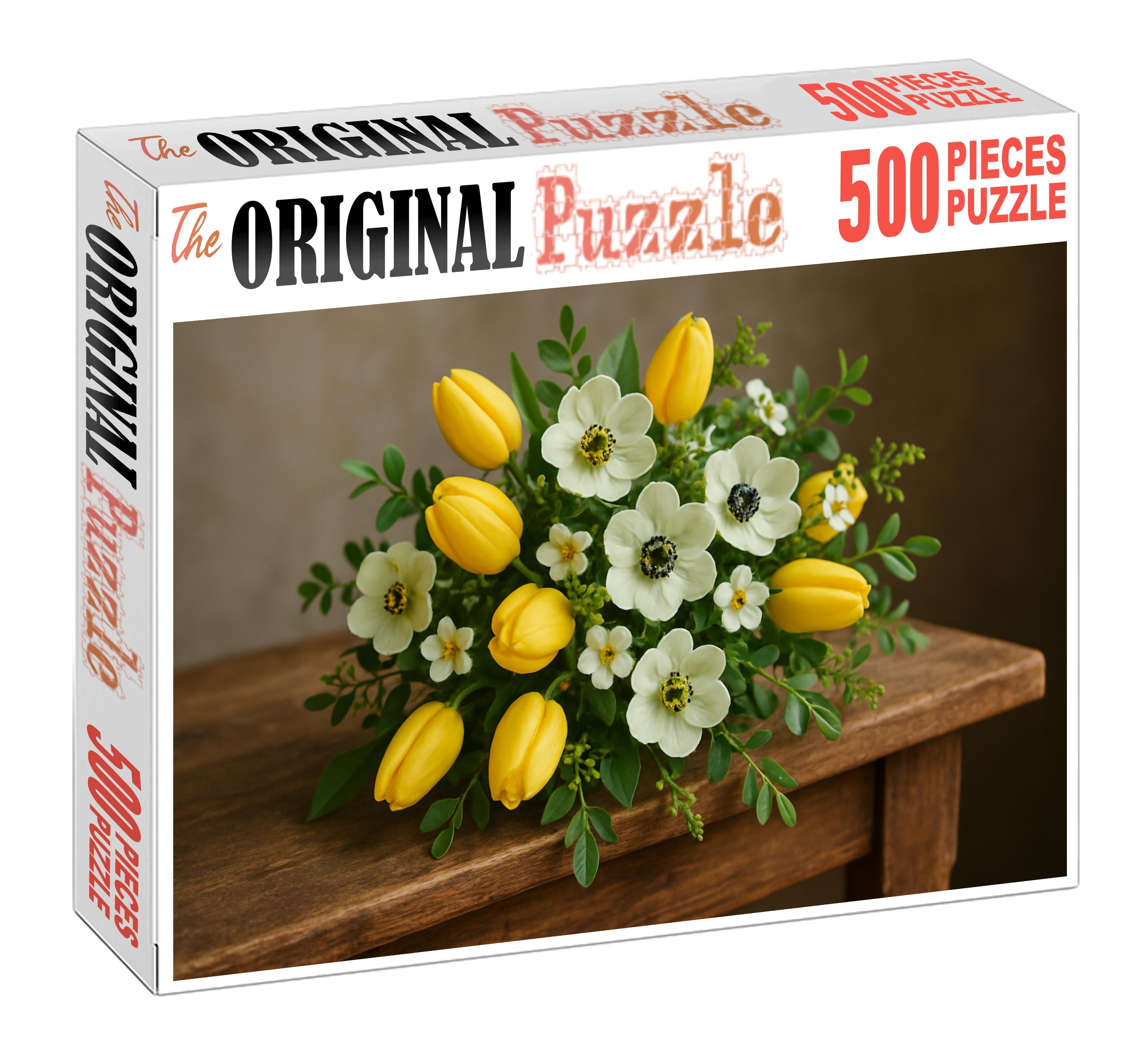 Bright Spring Meadow Table Challenging Puzzles