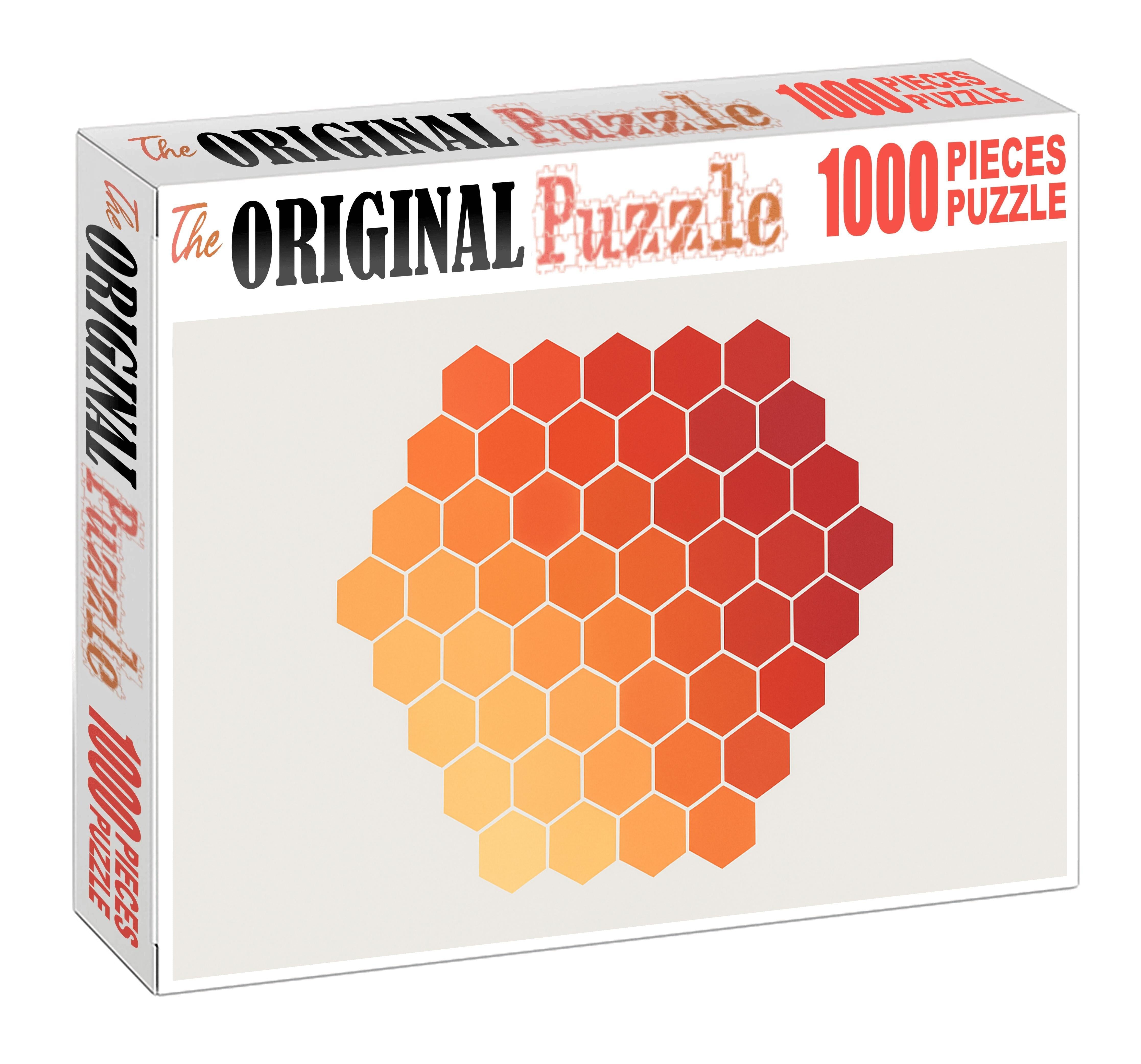 Hexagonal Grid Demographic Overlay 300 Piece Puzzle
