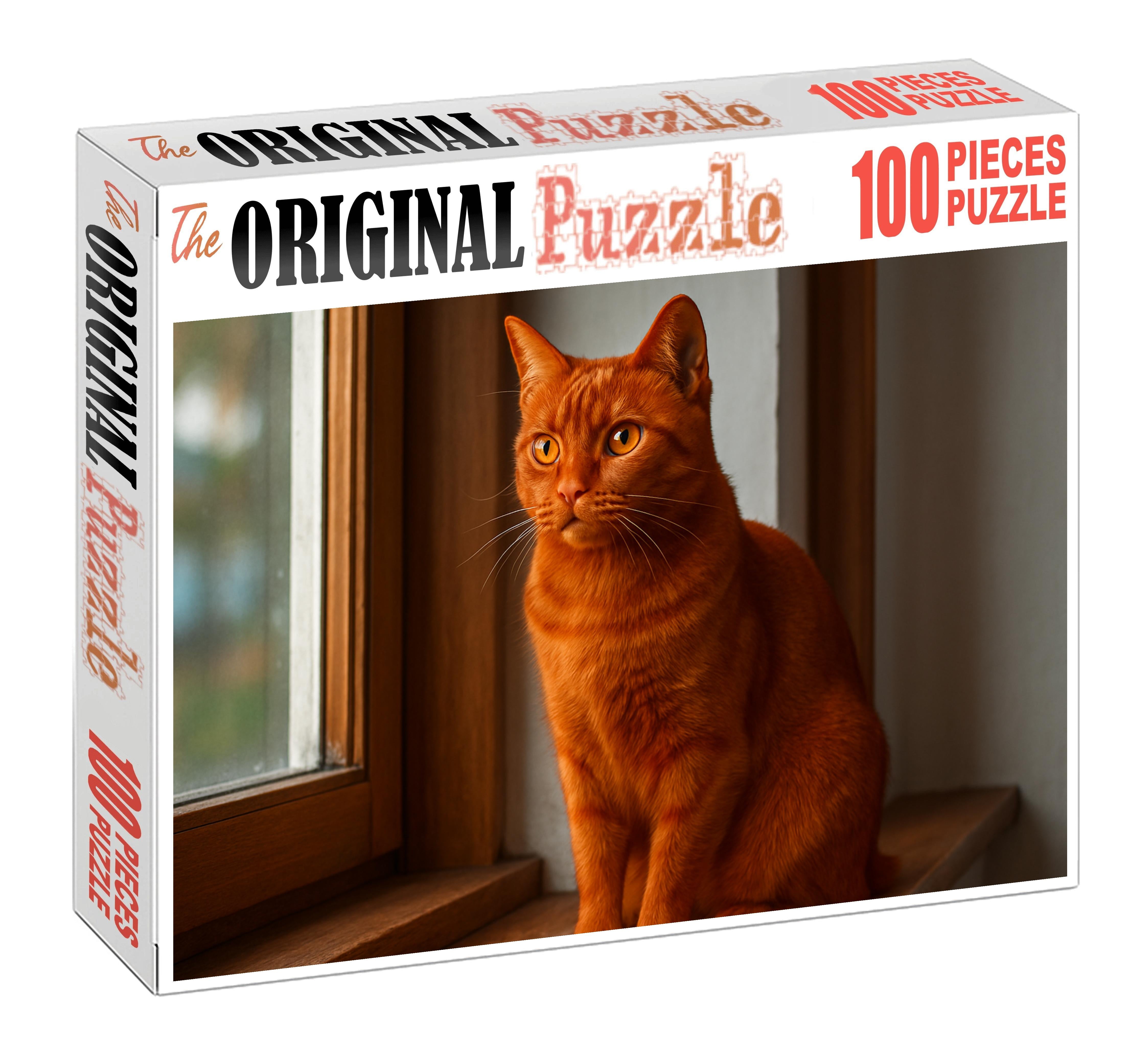 Copper Flick Radiant Rust-colored Shortcoat With Spirited Intelligence Mini Puzzle