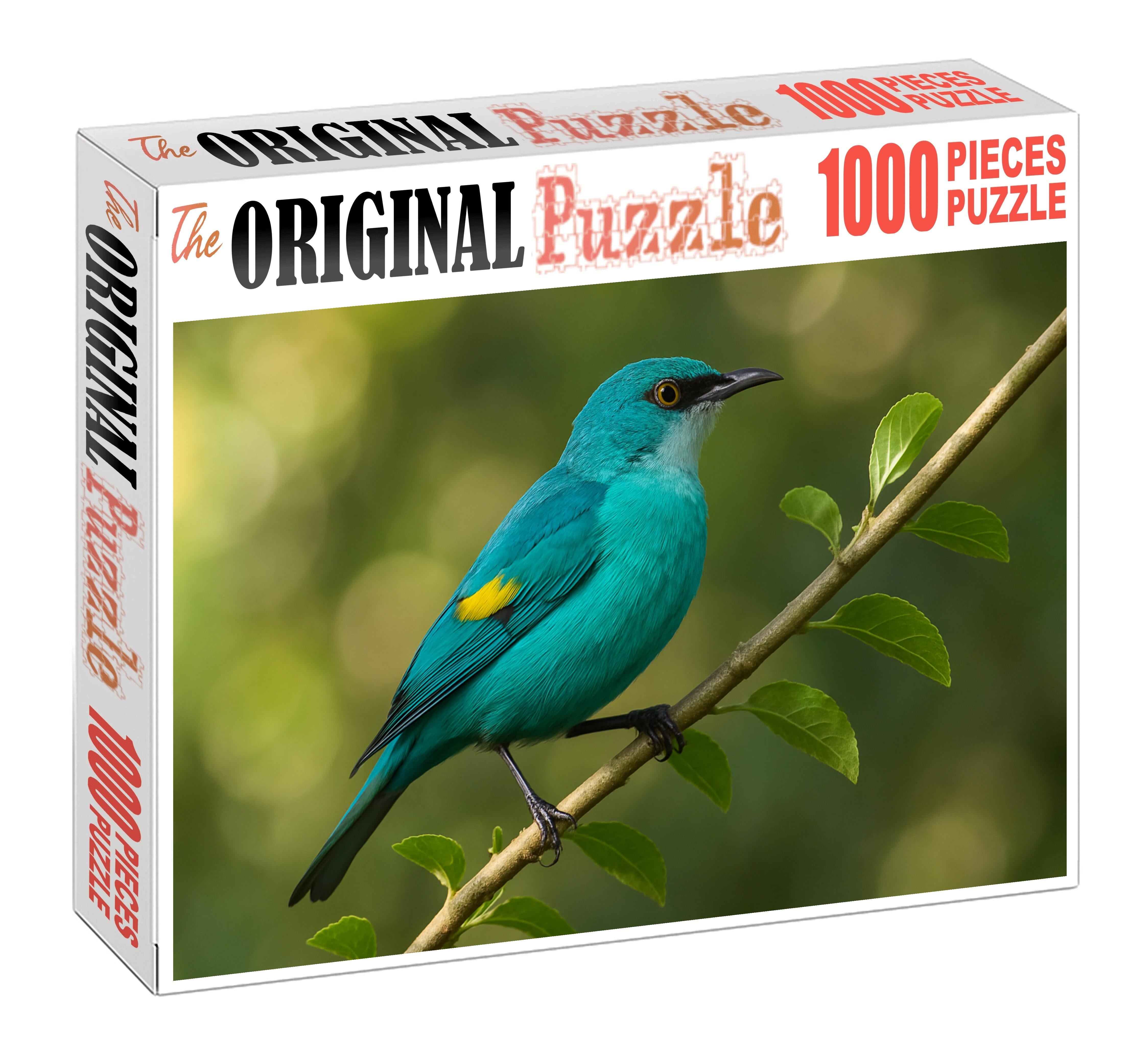 Silver-throated Tanager Tropical Jewel Of The Canopy 50 Piece Puzzle