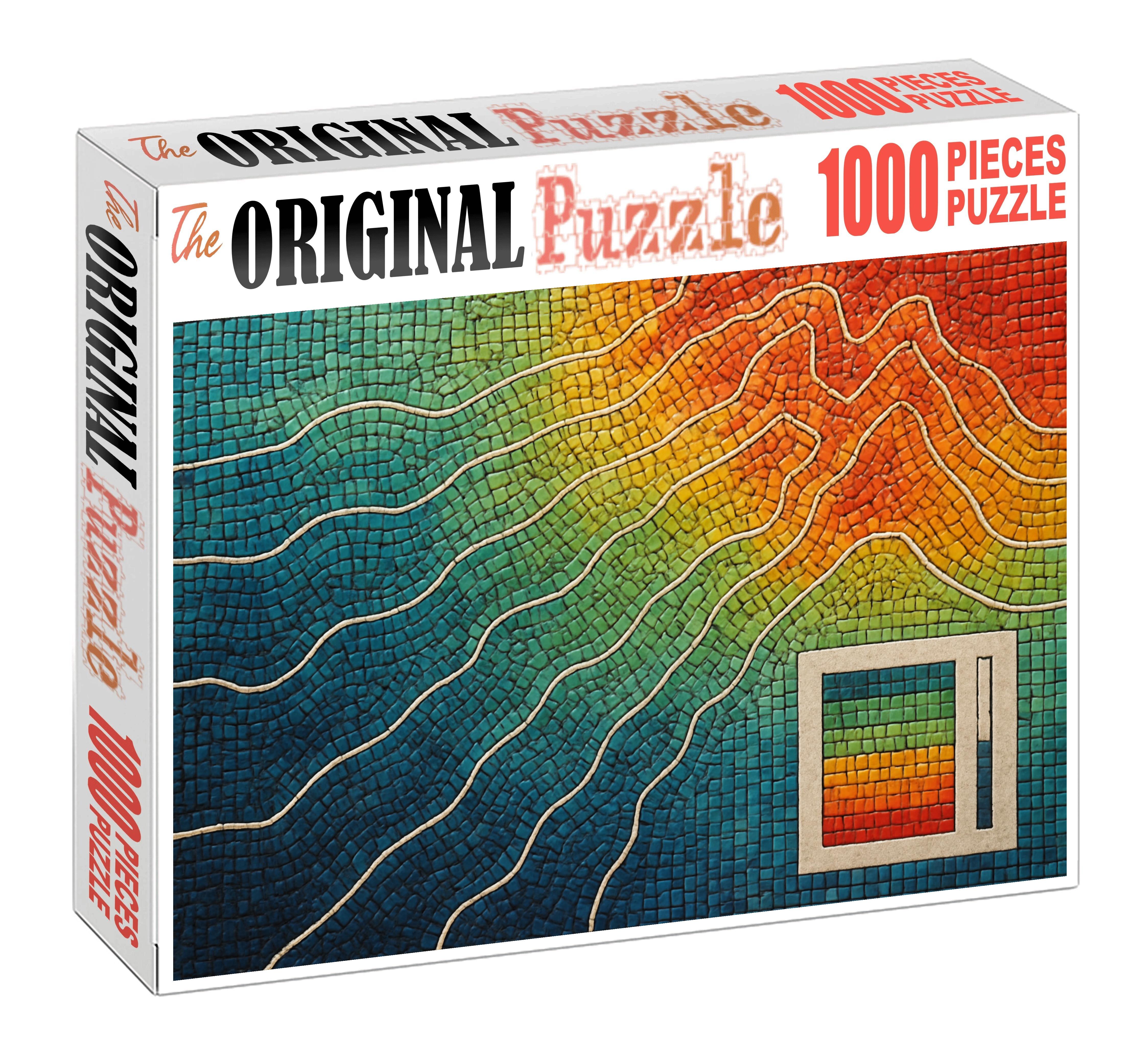 Digital Relief Mosaic 20 Piece Puzzle