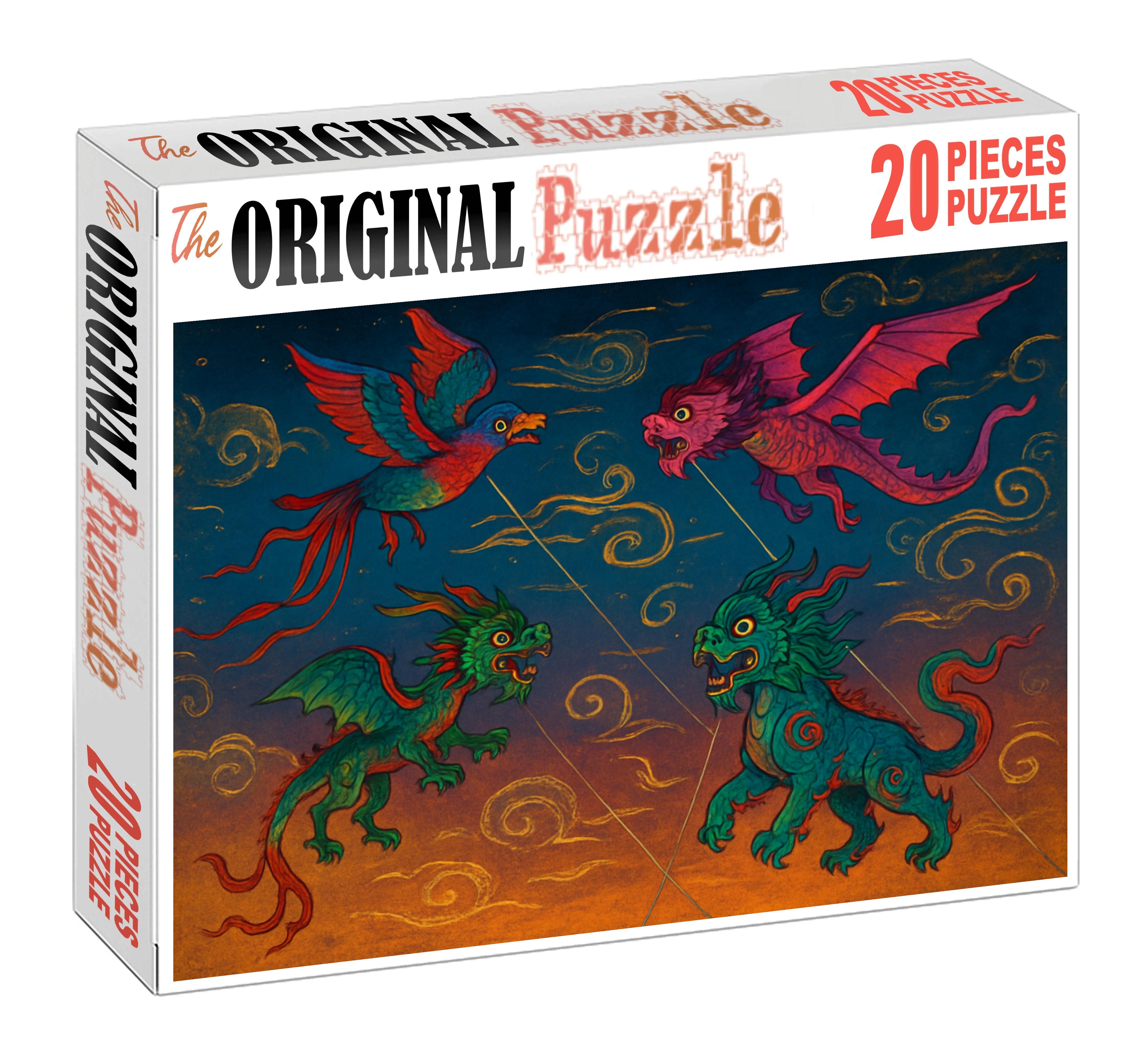 The Celestial Kite Festival Premium Puzzle Pieces
