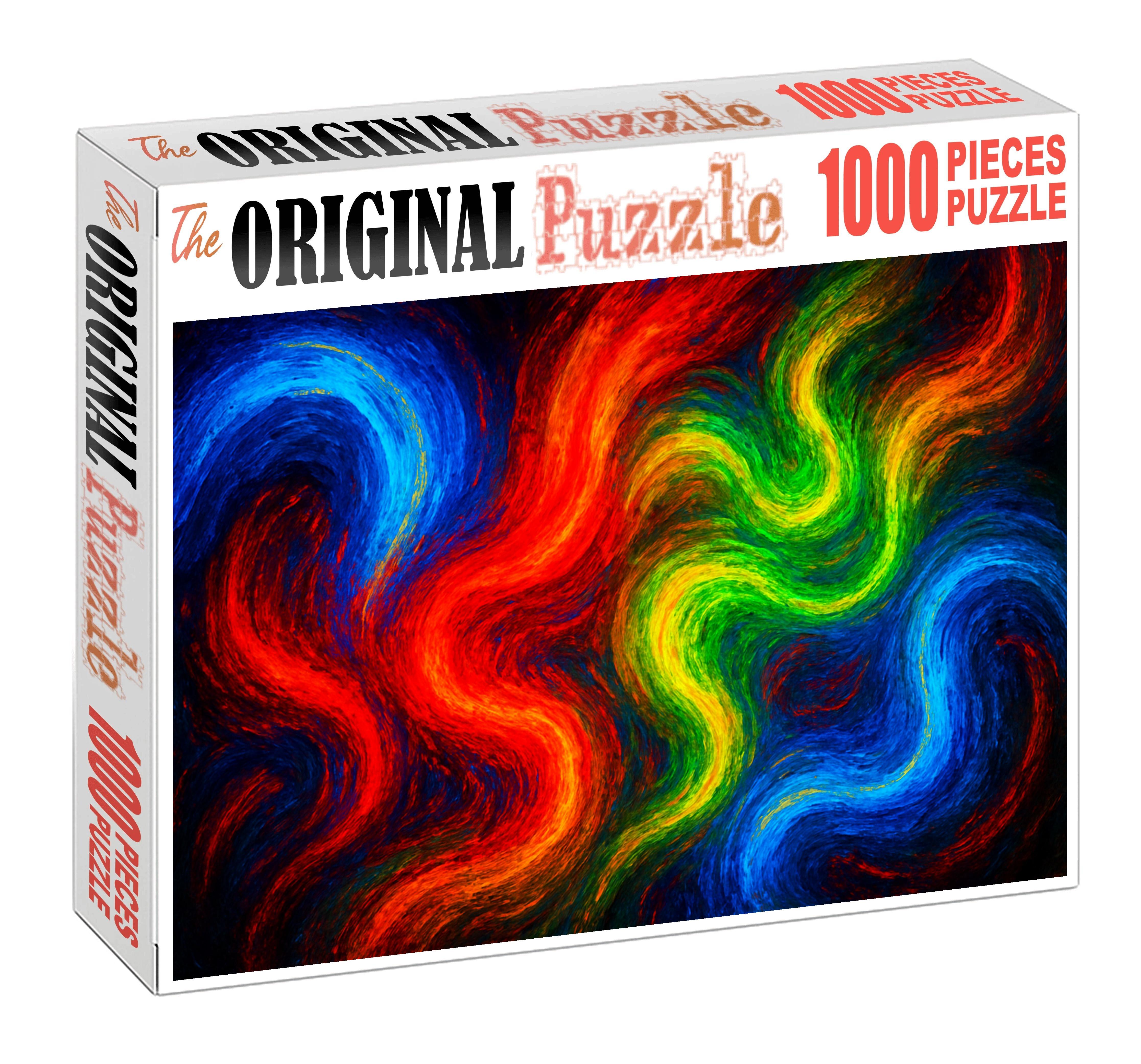 Synesthetic Canvas Of Sensory Fusion 500 Piece Puzzle