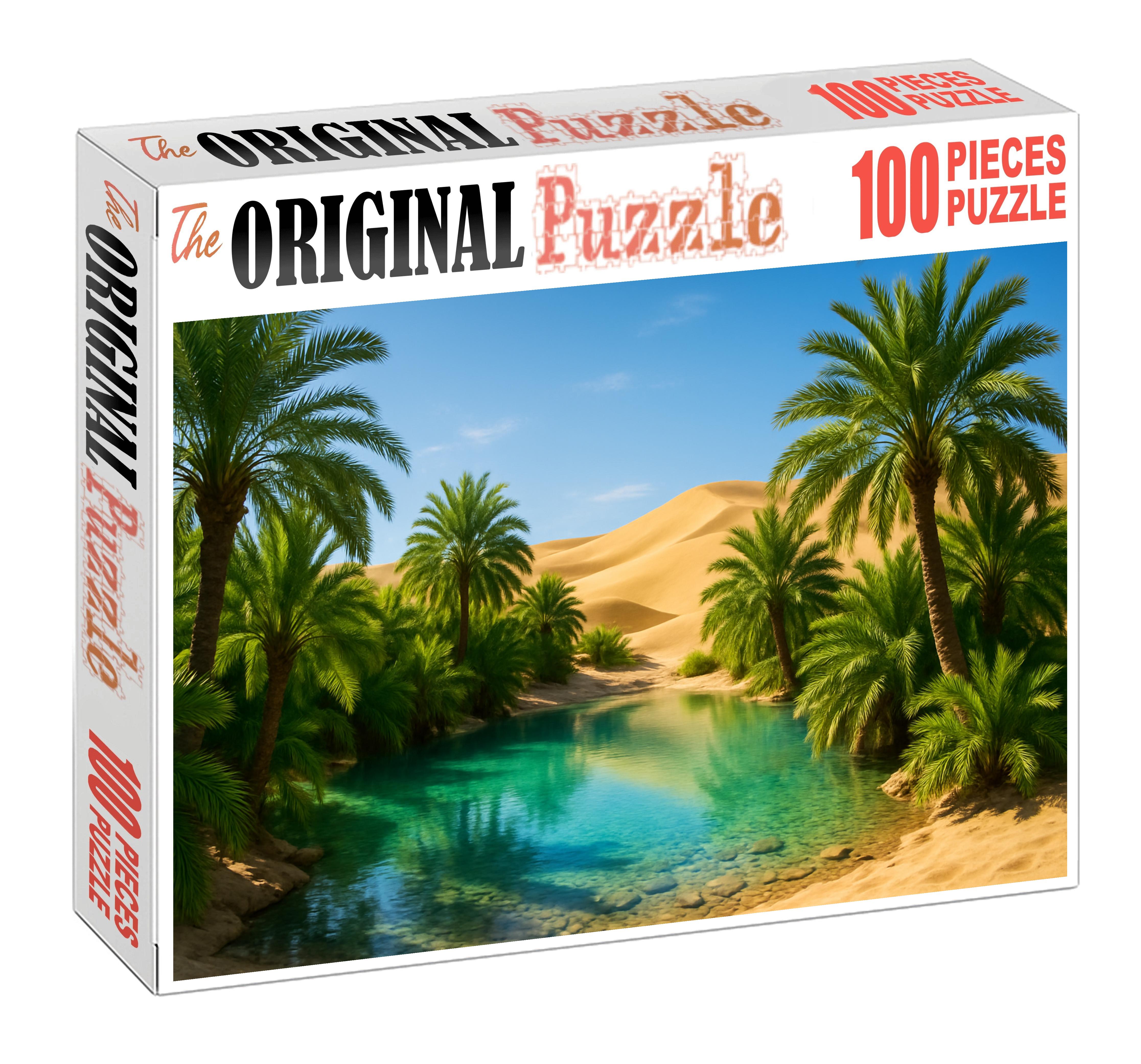 Emerald Oasis Glow 1000 Piece Puzzle