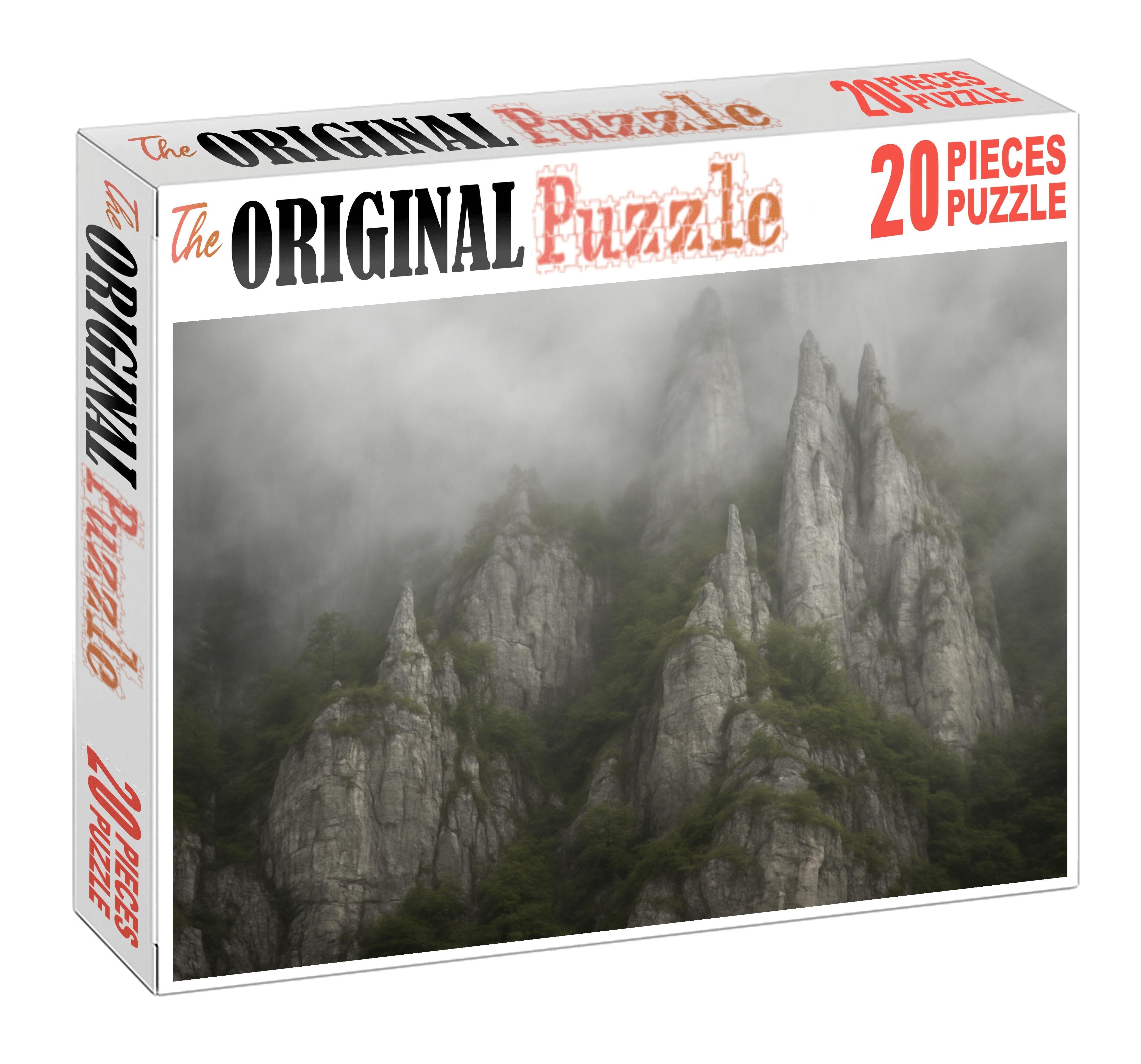 Shadowed Limestone Escarpment 200 Piece Puzzle