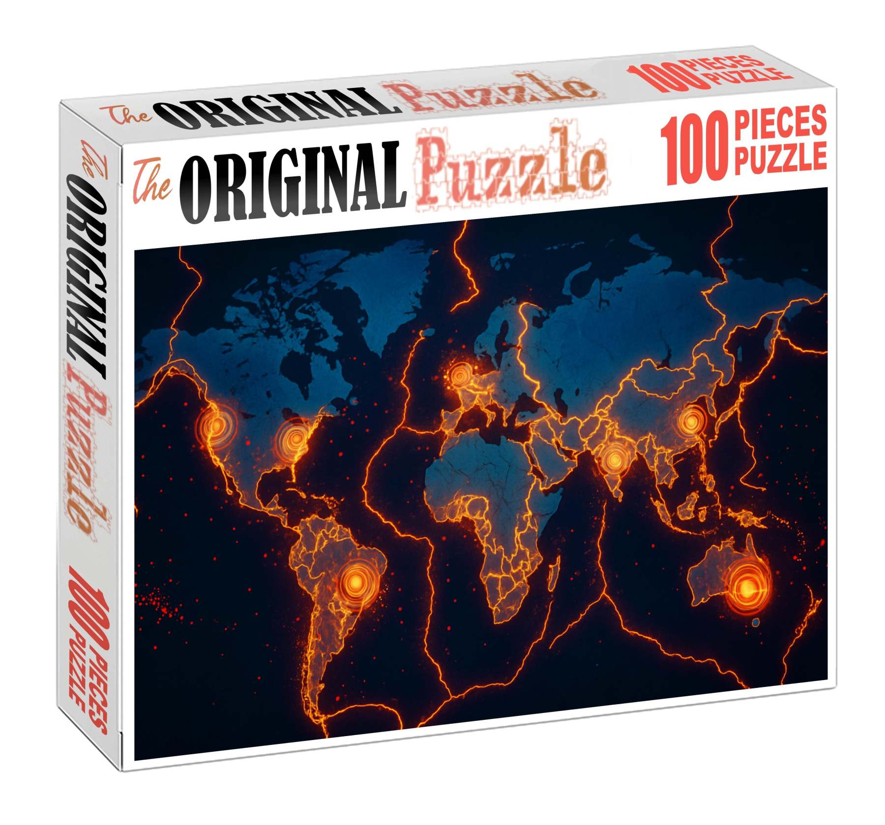 Tectonic Activity Layer Map Puzzle For Kids