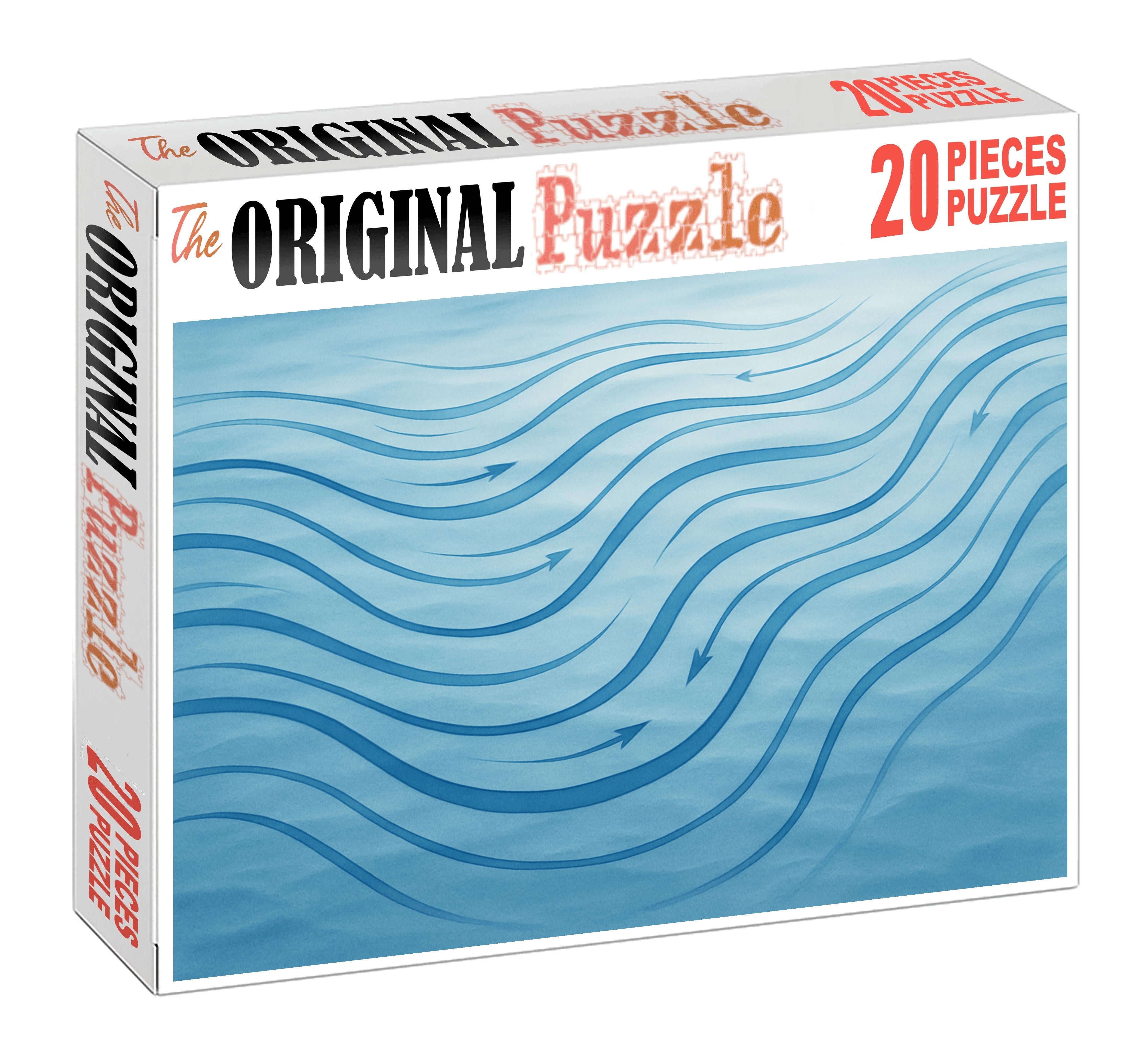 Ocean Current Streamline Visualization 300 Piece Puzzle