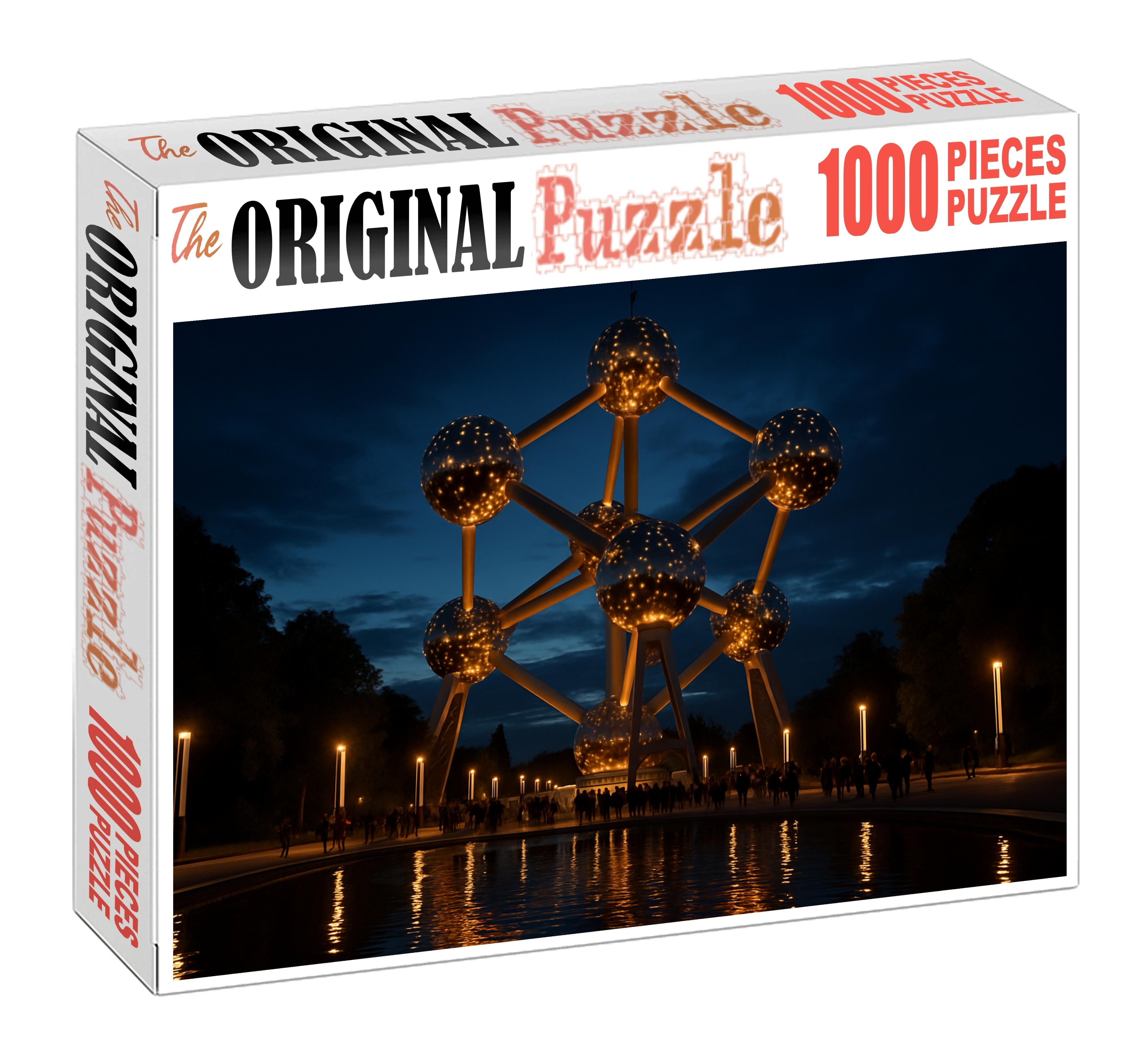 The Atomium Brussels Belgium - Recognized By 6214 Worldwide As A Futuristic Symbol Of Science And Progress Easy Puzzles