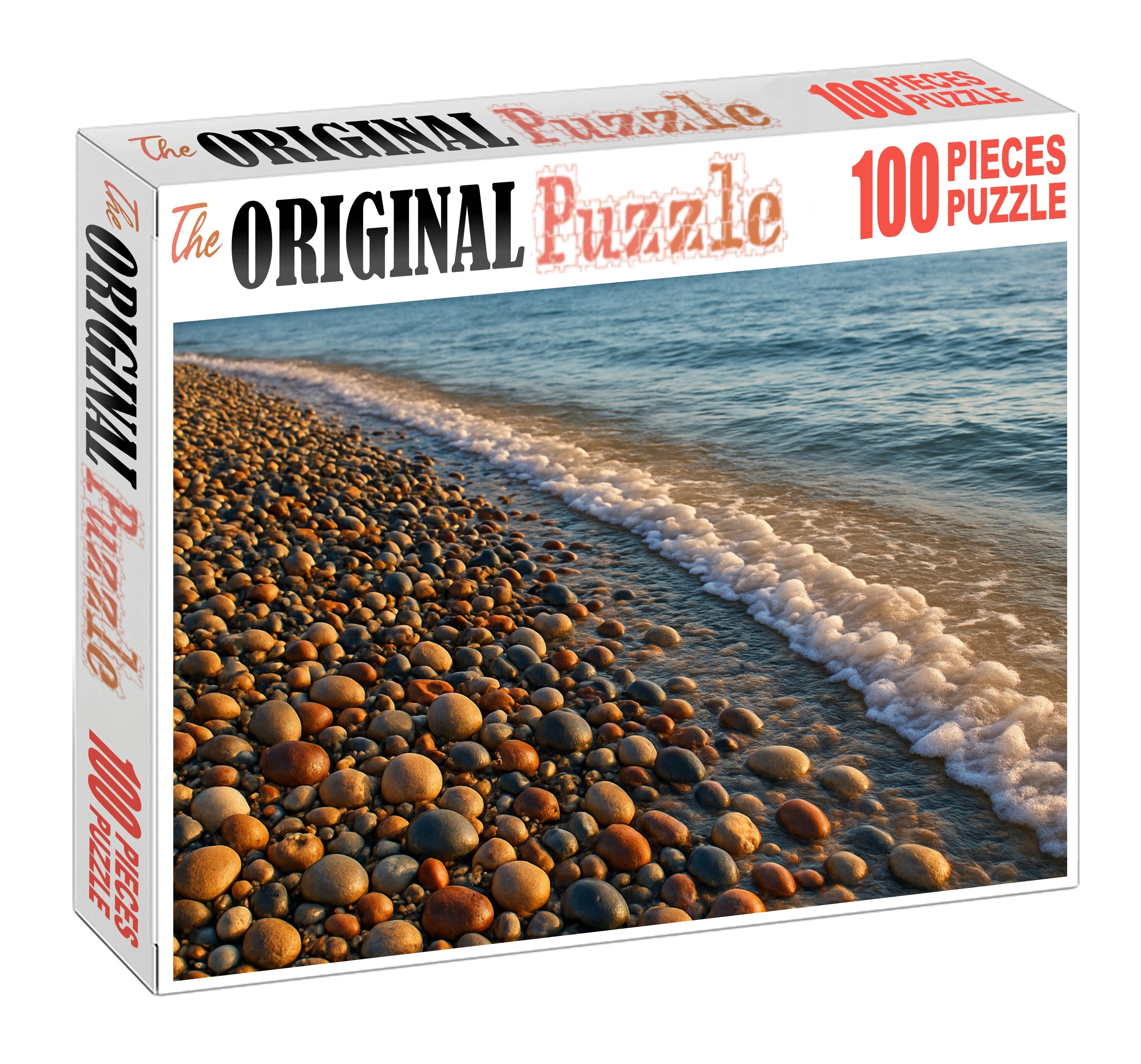 Sunlit Pebble Shore Puzzle Fun
