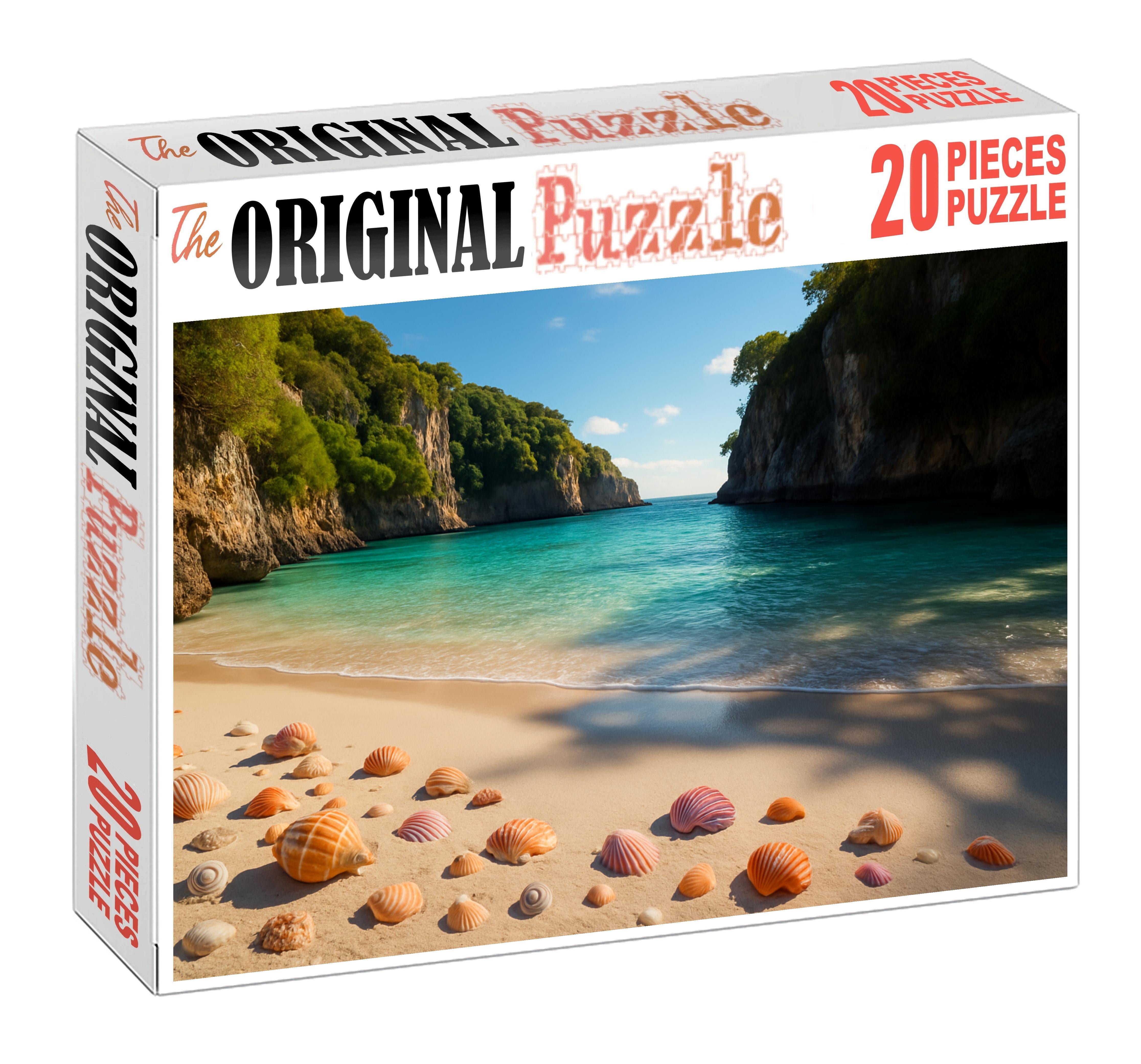 Secluded Shell Beach Tranquil Shoreline Escape Easy Puzzles