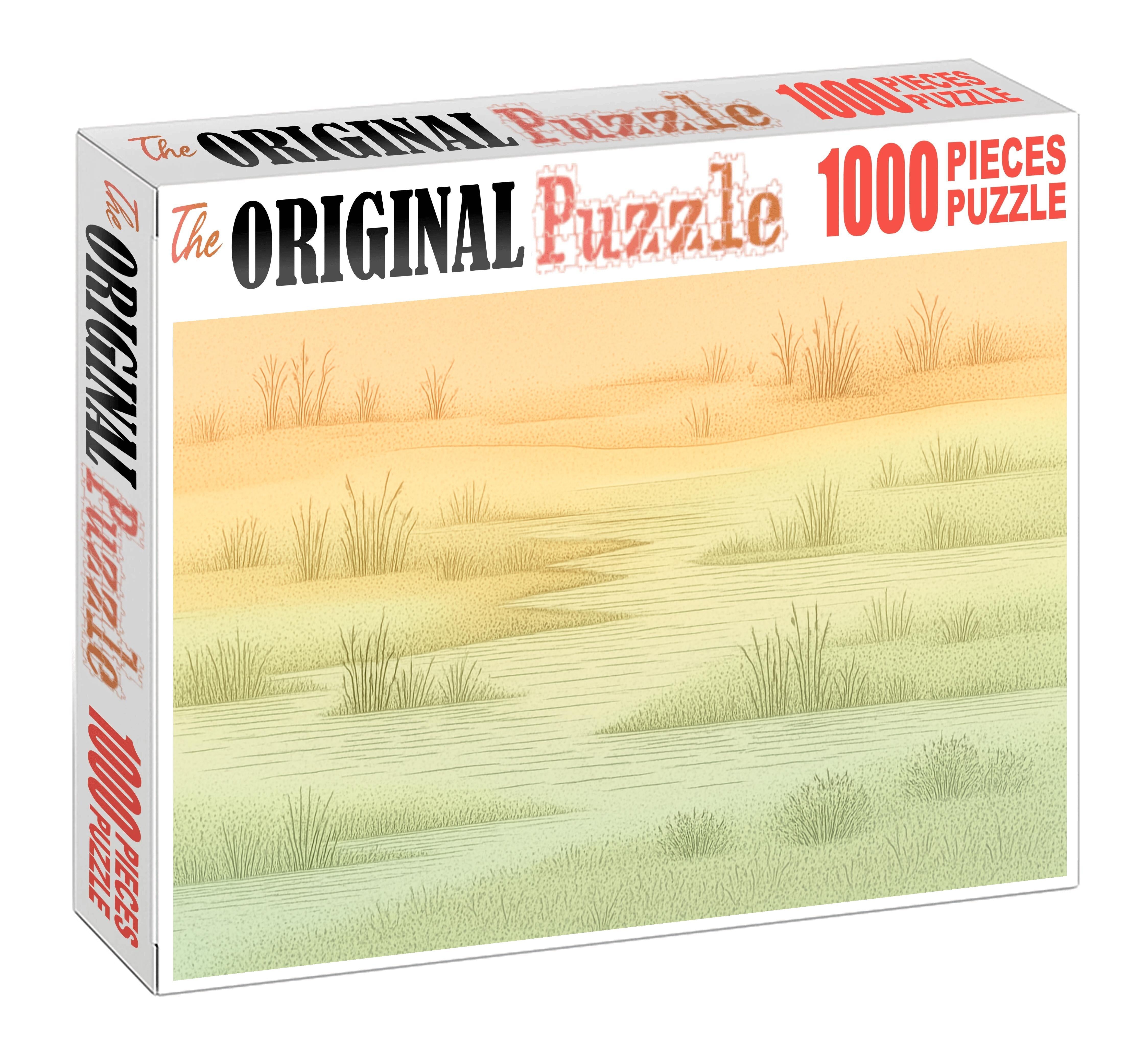 Tidal Marsh Gradient Map 300 Piece Puzzle