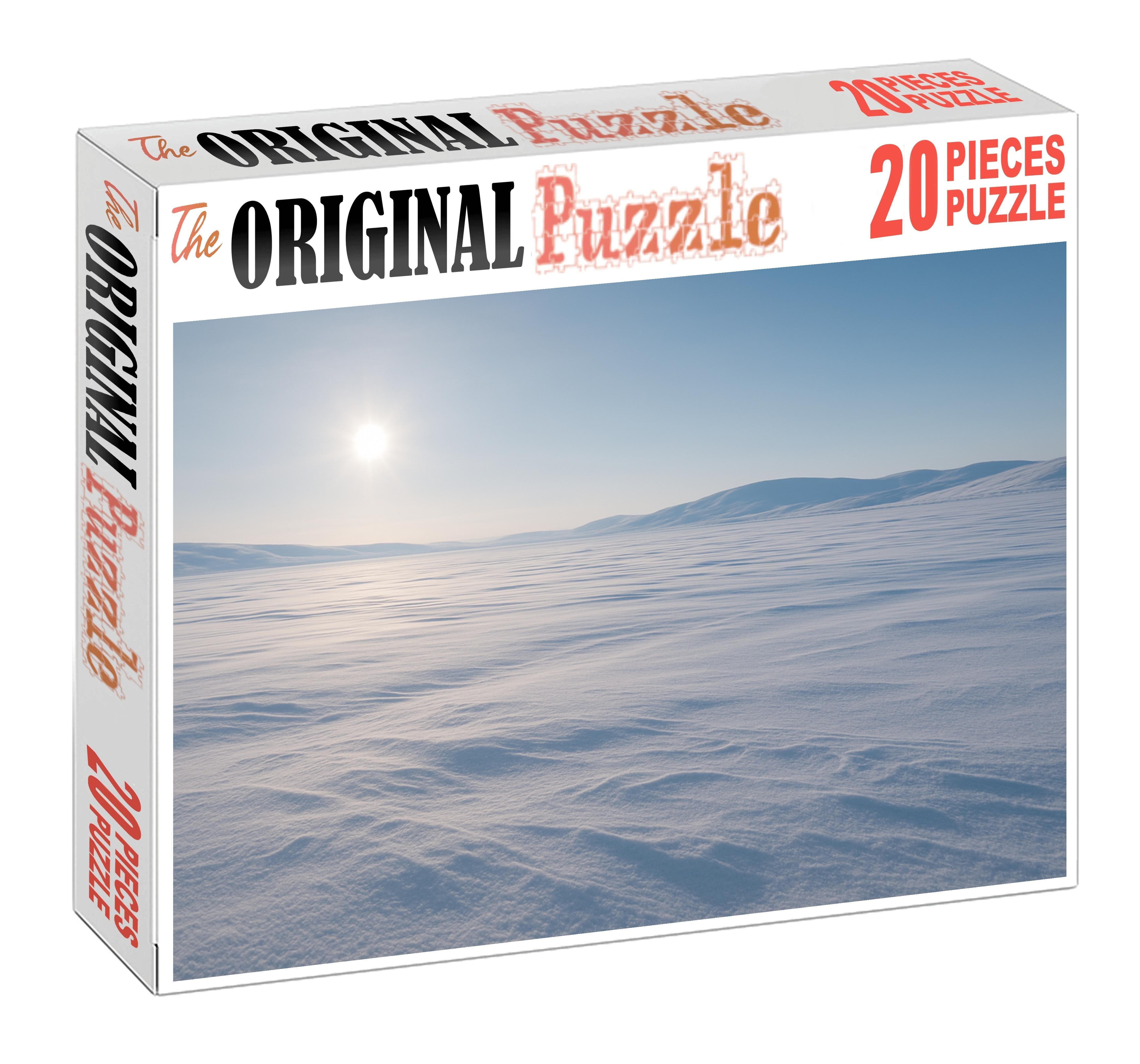 Silent Snowfield Panorama Puzzle Fun