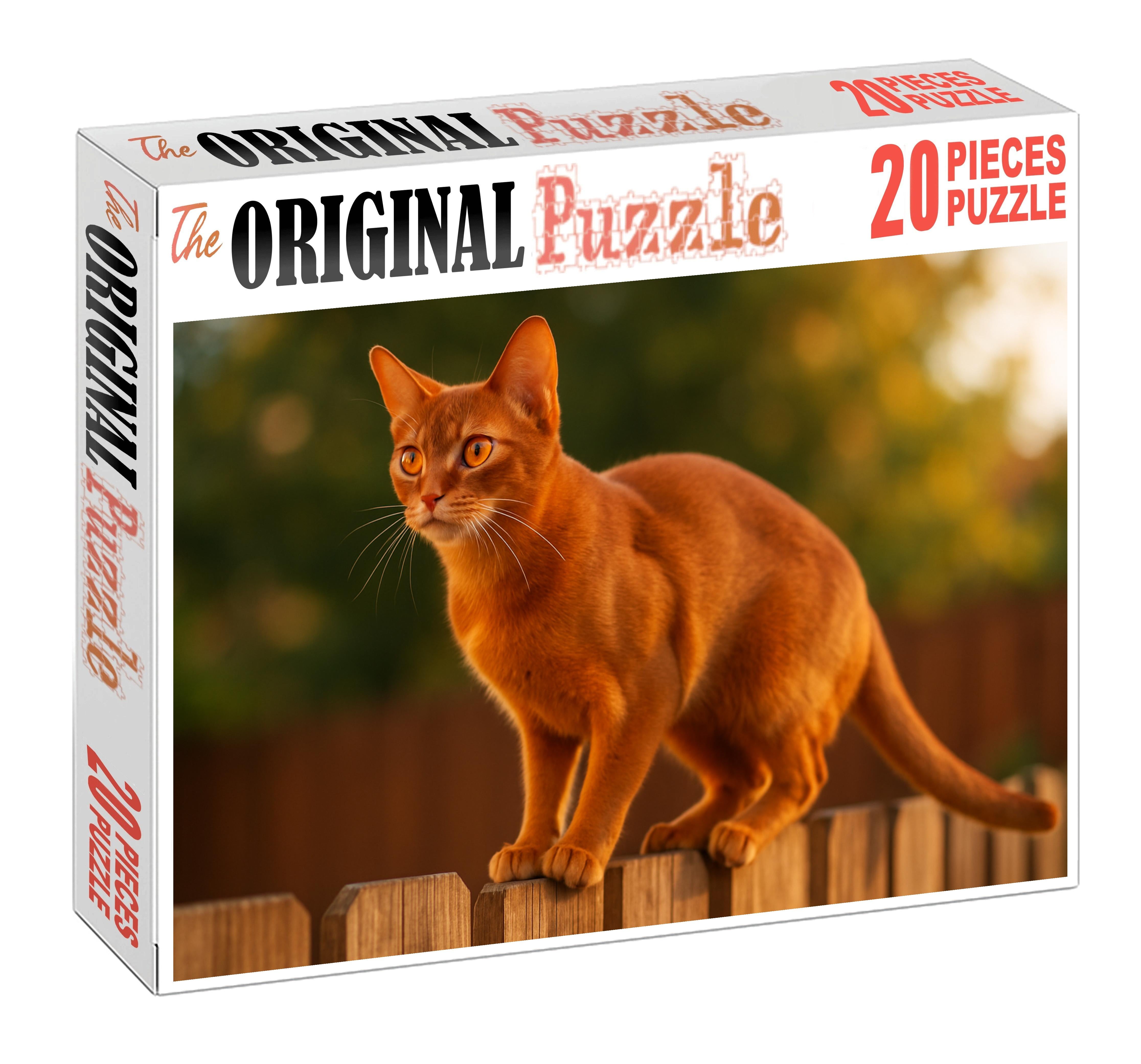 Amber Cascade Radiant Red Shorthair With Spirited Charm Family Puzzles