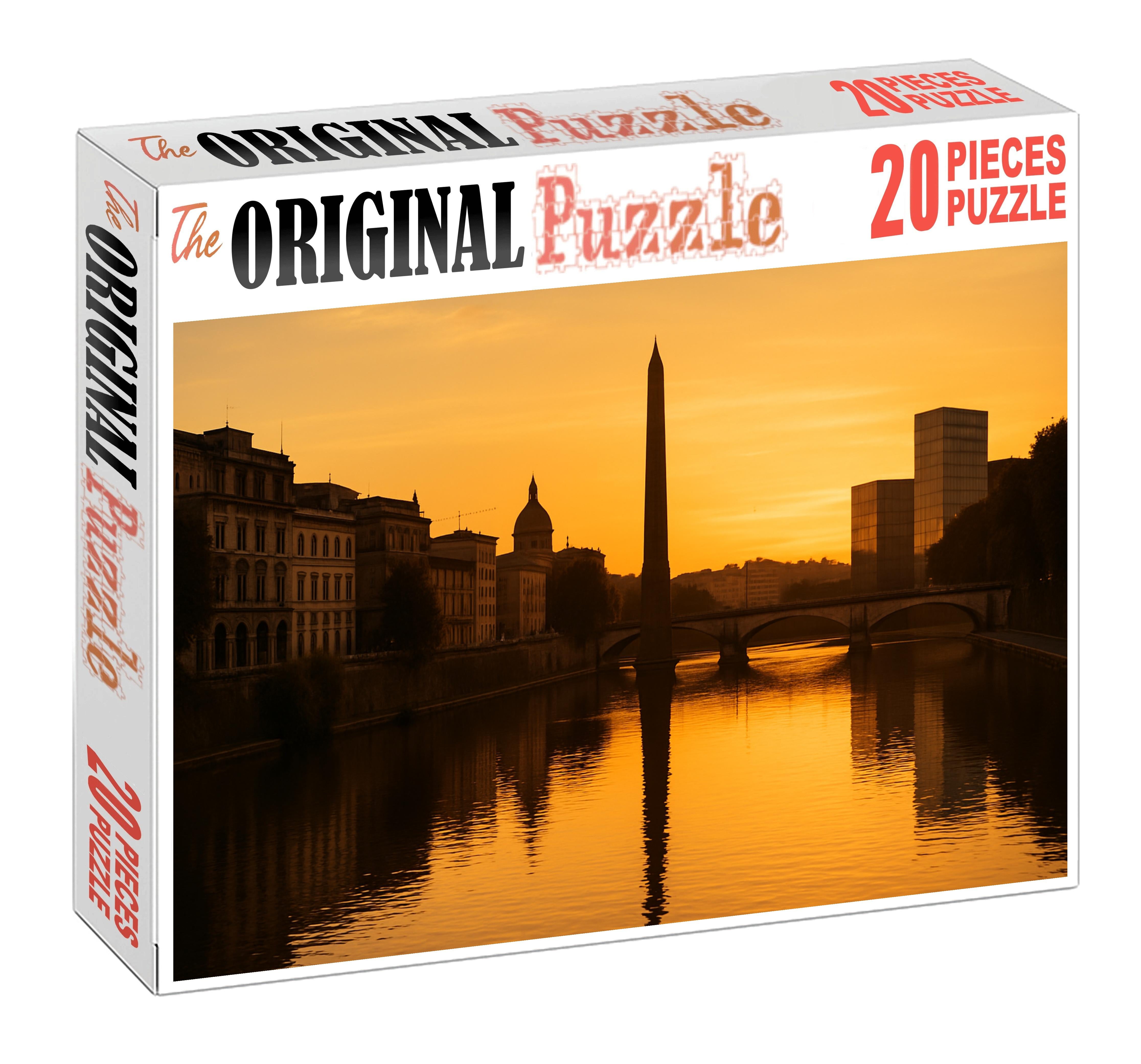 Buenos Aires Skyline Eclectic Architecture On The Ro De La Plata Mini Puzzle