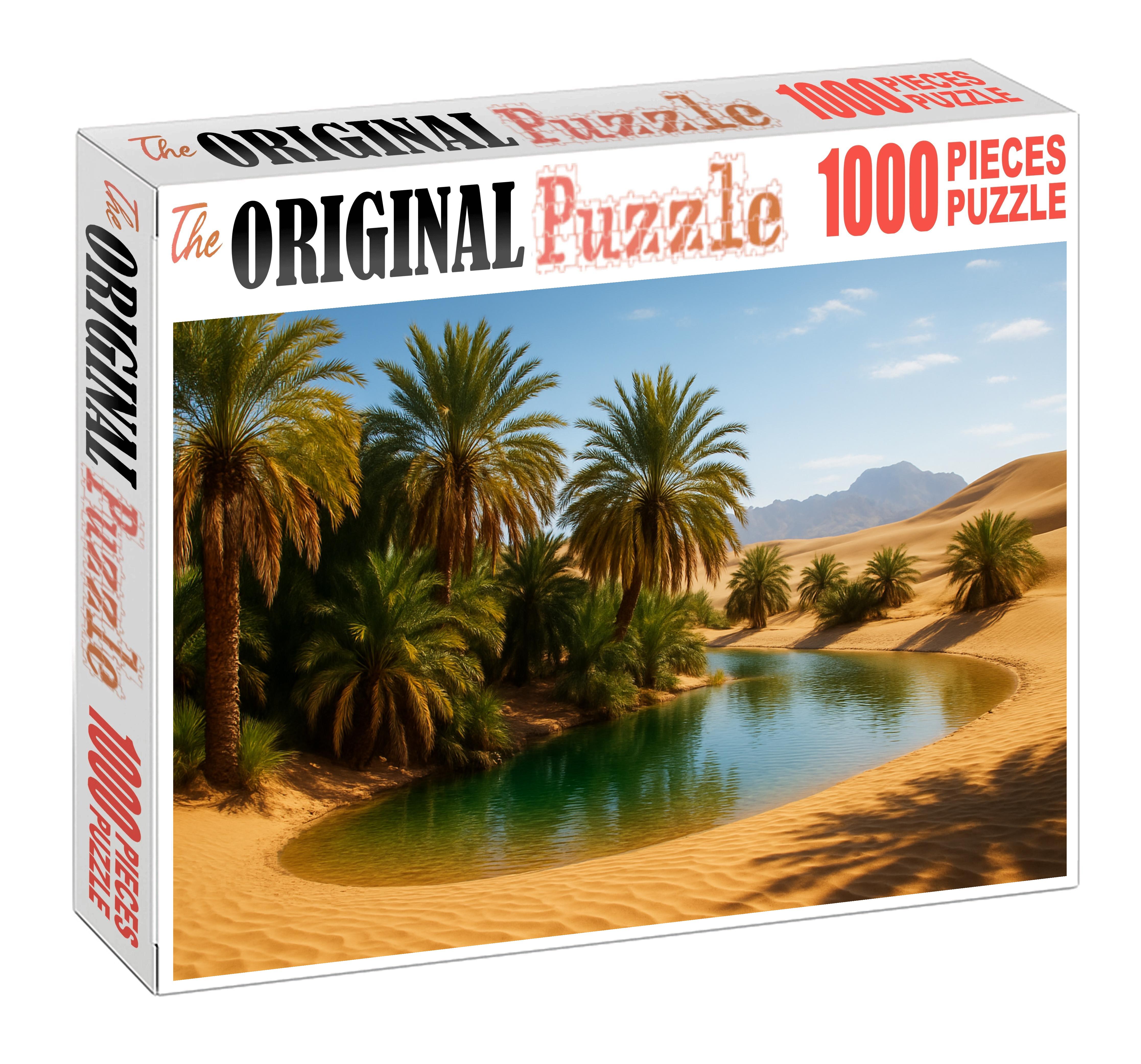 Cascading Desert Oasis Puzzle Collection