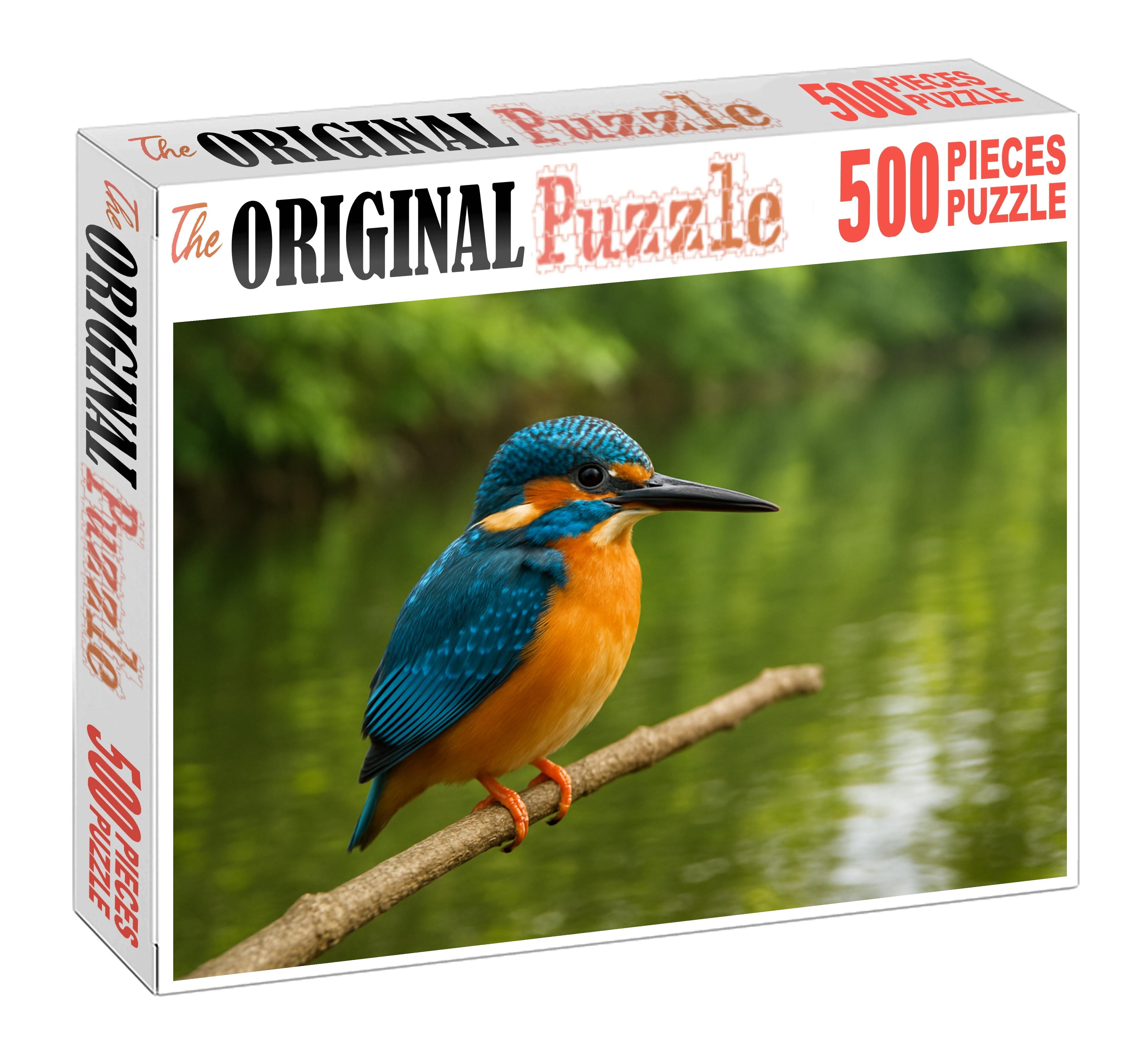 Azure Kingfisher Tiny River Jewel Challenging Puzzles