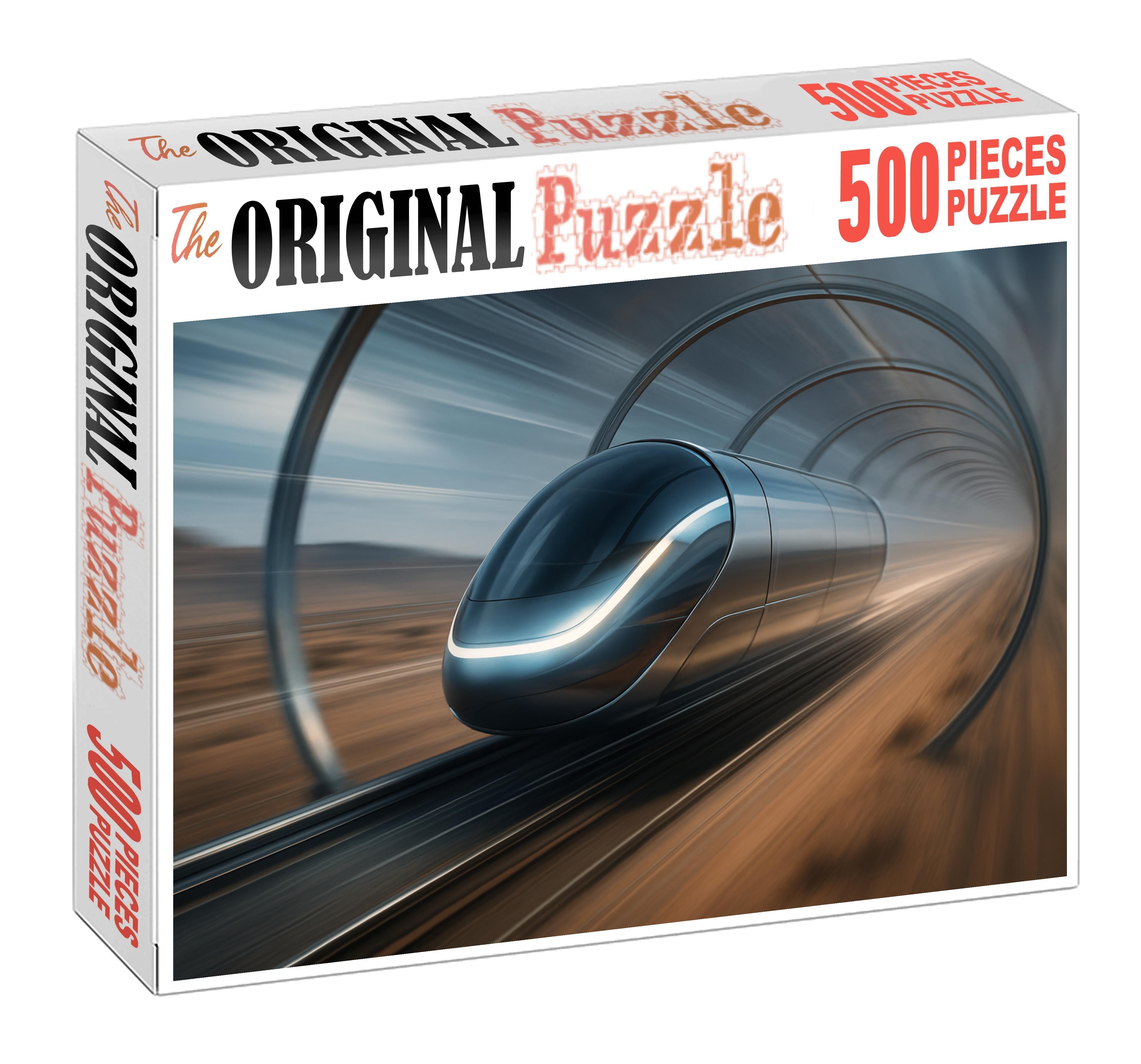High-speed Hyperloop Pod 300 Piece Puzzle