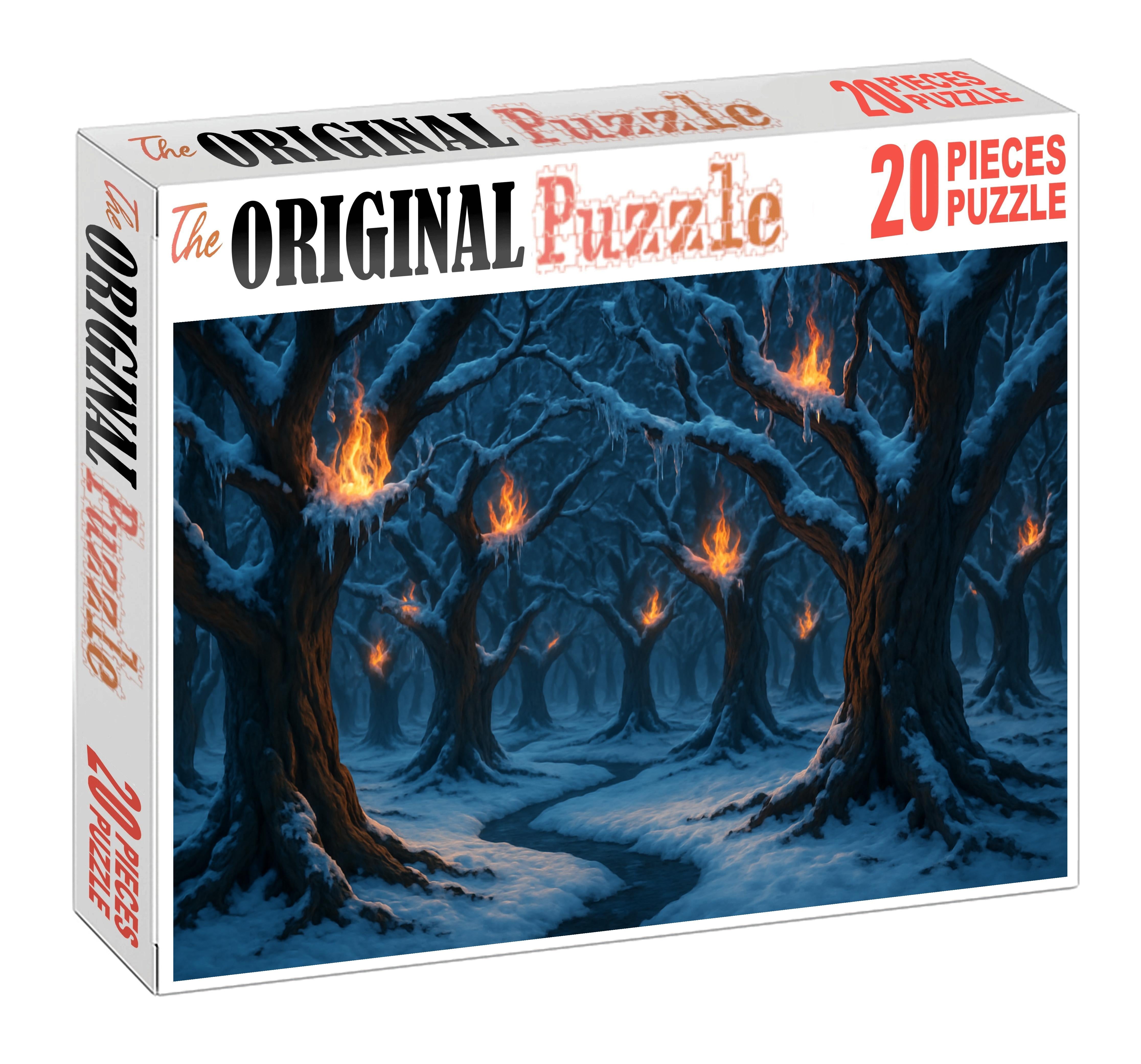 Ironwood Maze Of Frozen Flames 200 Piece Puzzle