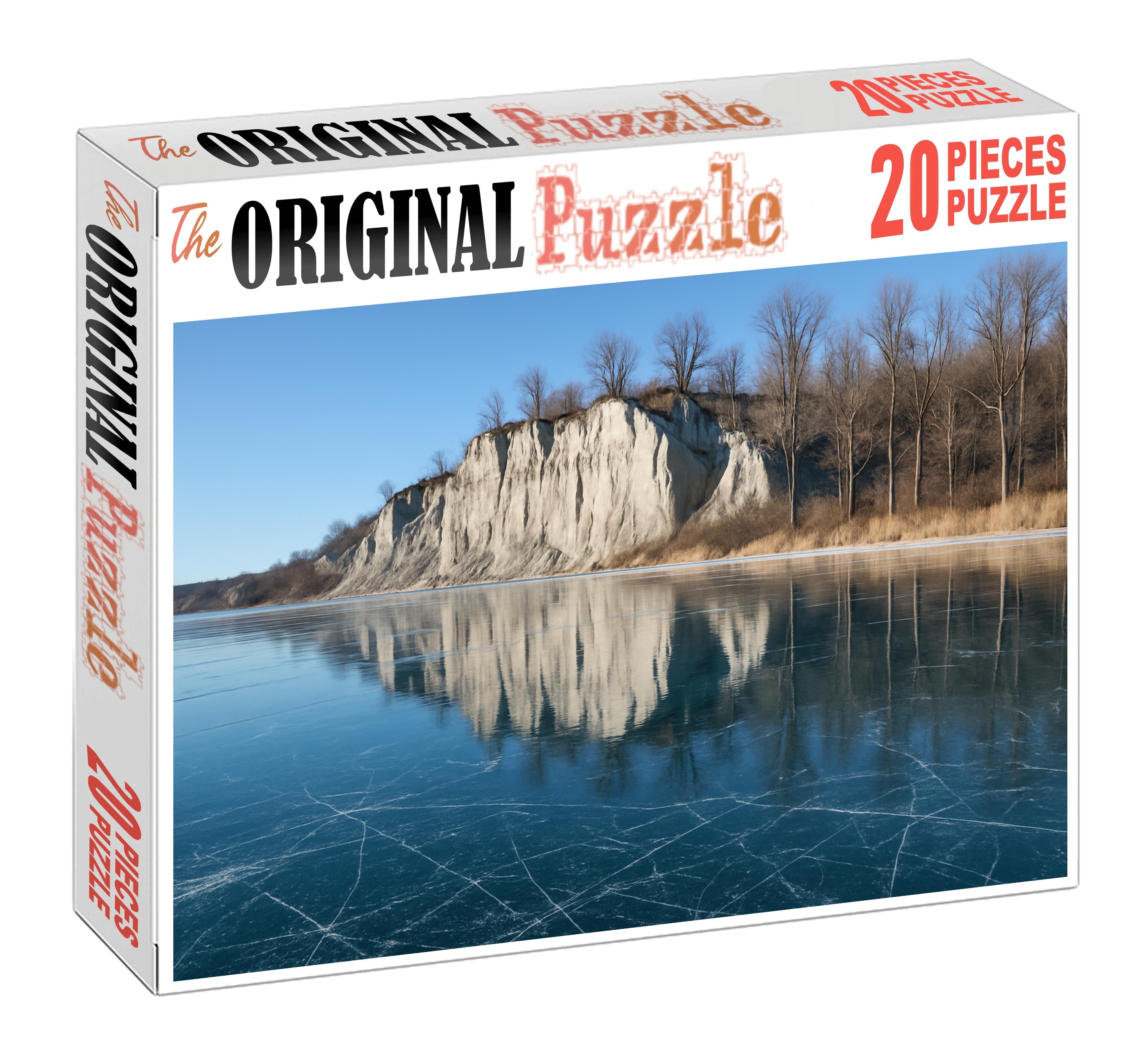 Frozen Lake Mirror 1000 Piece Puzzle