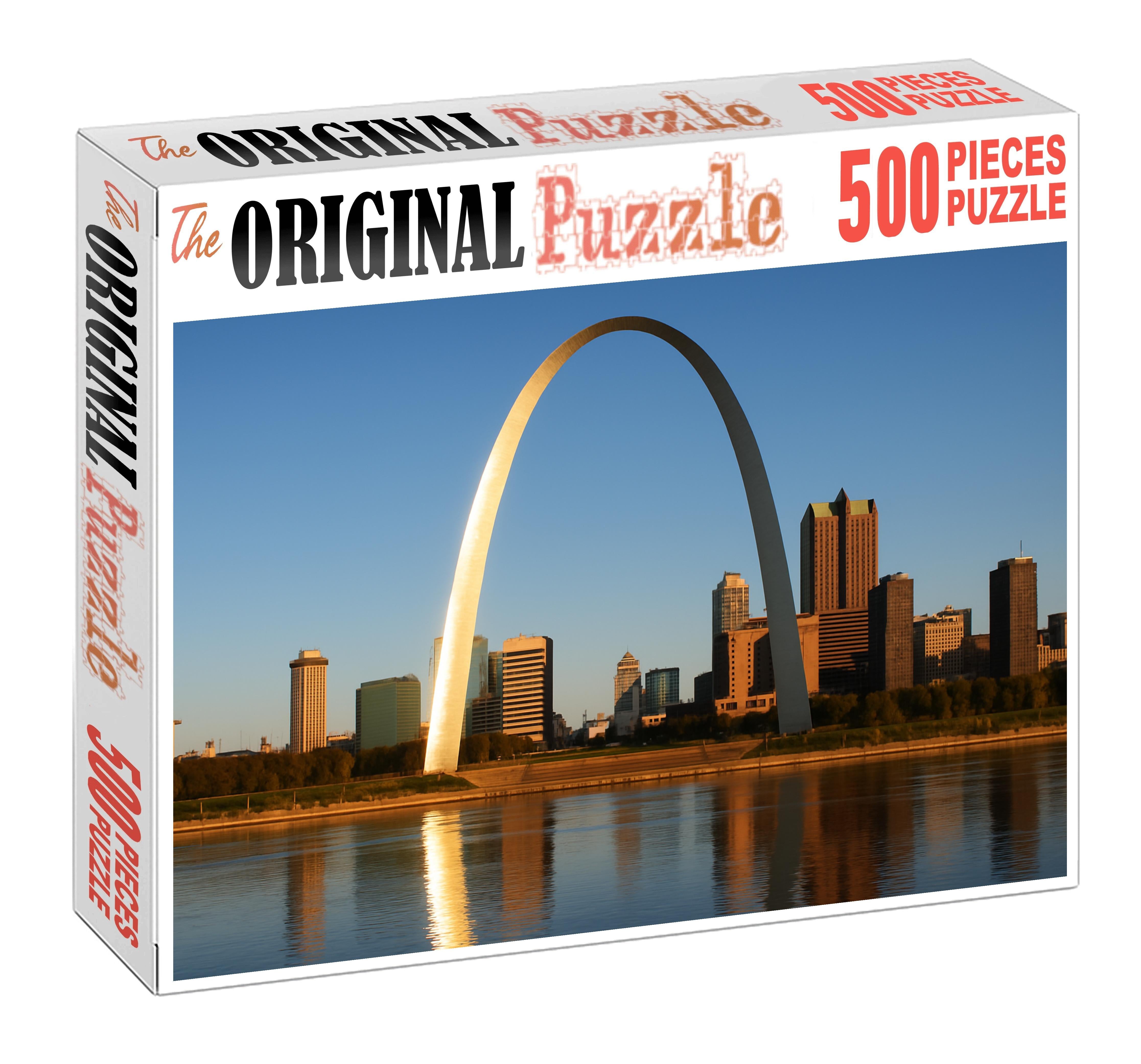 The Gateway Arch St Louis Usa Recognized By 6412 Worldwide As A Monument To Westward Expansion Unique Puzzle Design