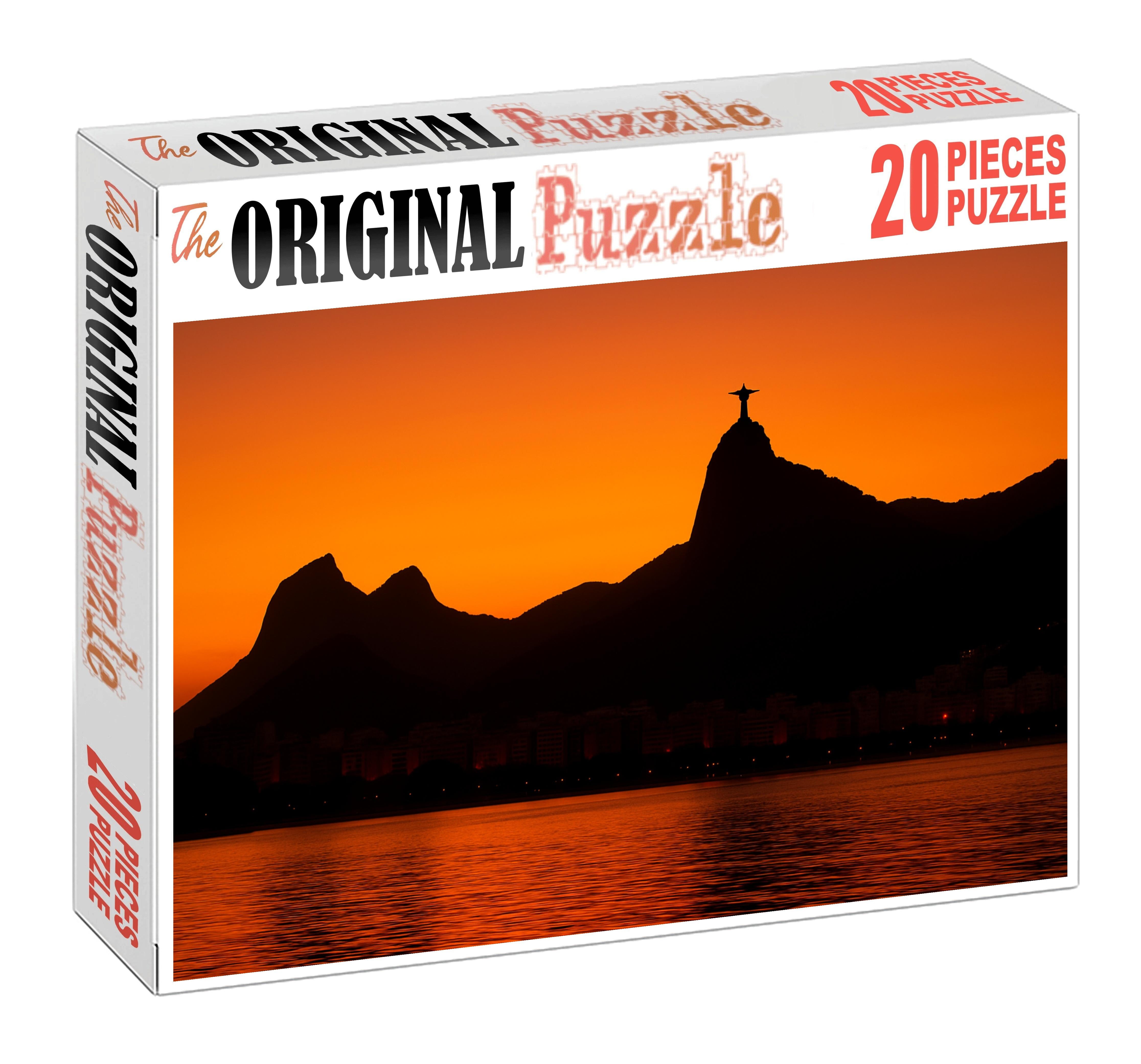 Rio De Janeiro Skyline Iconic Mountain-backed Coastal Panorama Ranked Top For Natural Integration 200 Piece Puzzle