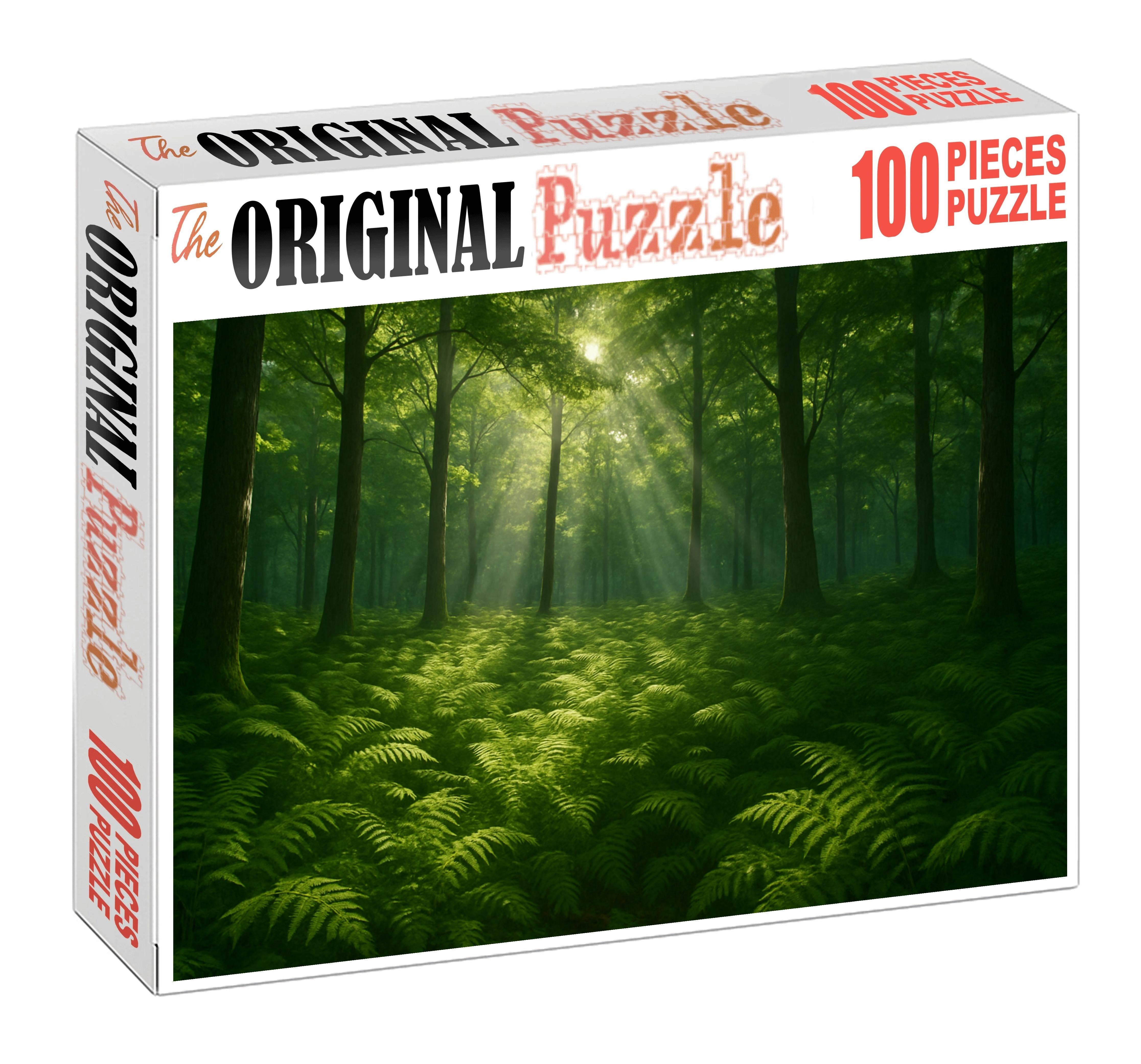 Dappled Fern Grove Unique Puzzle Design