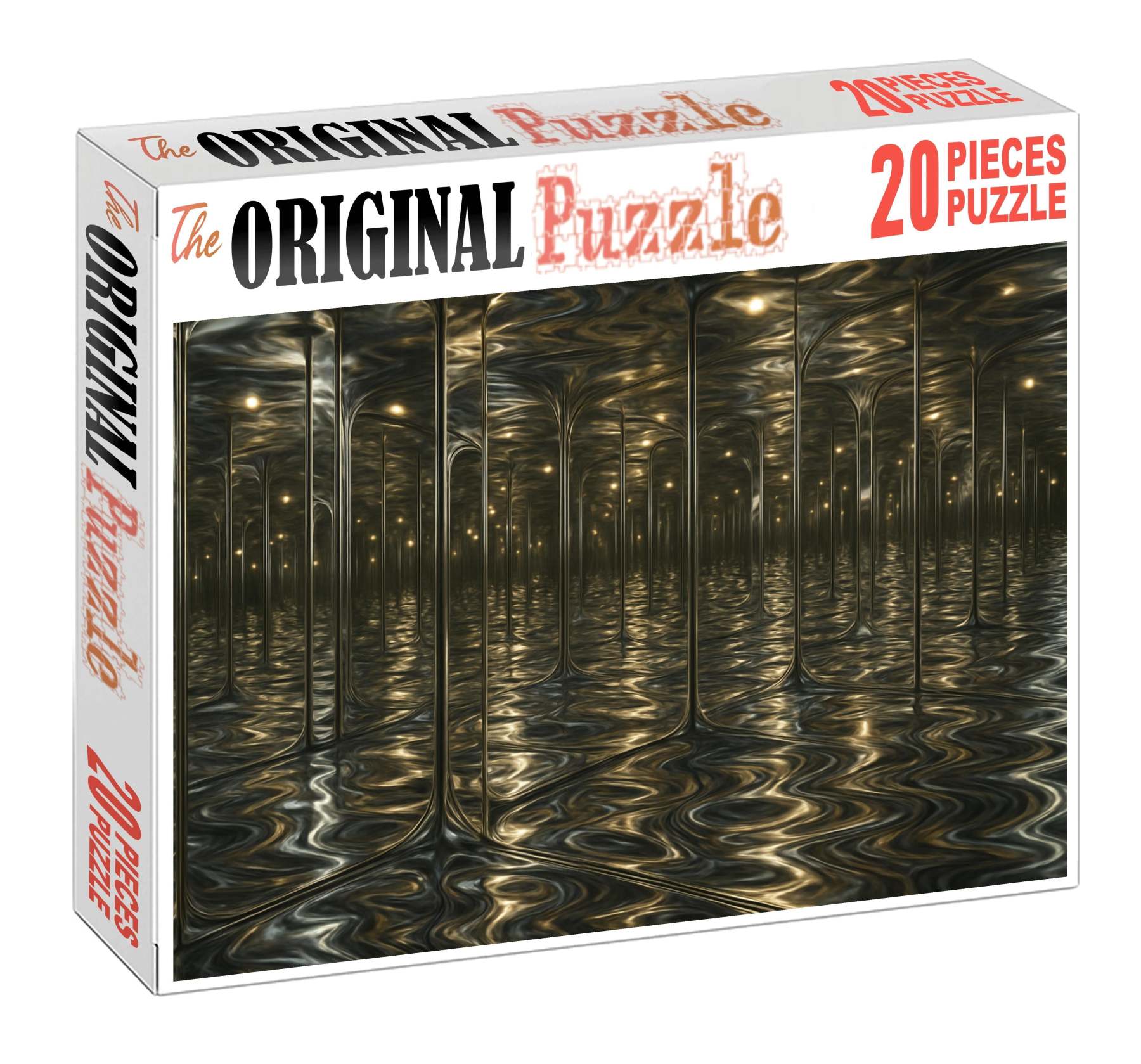 Mirrored Labyrinth Of Vanishing Paths Puzzle For Kids