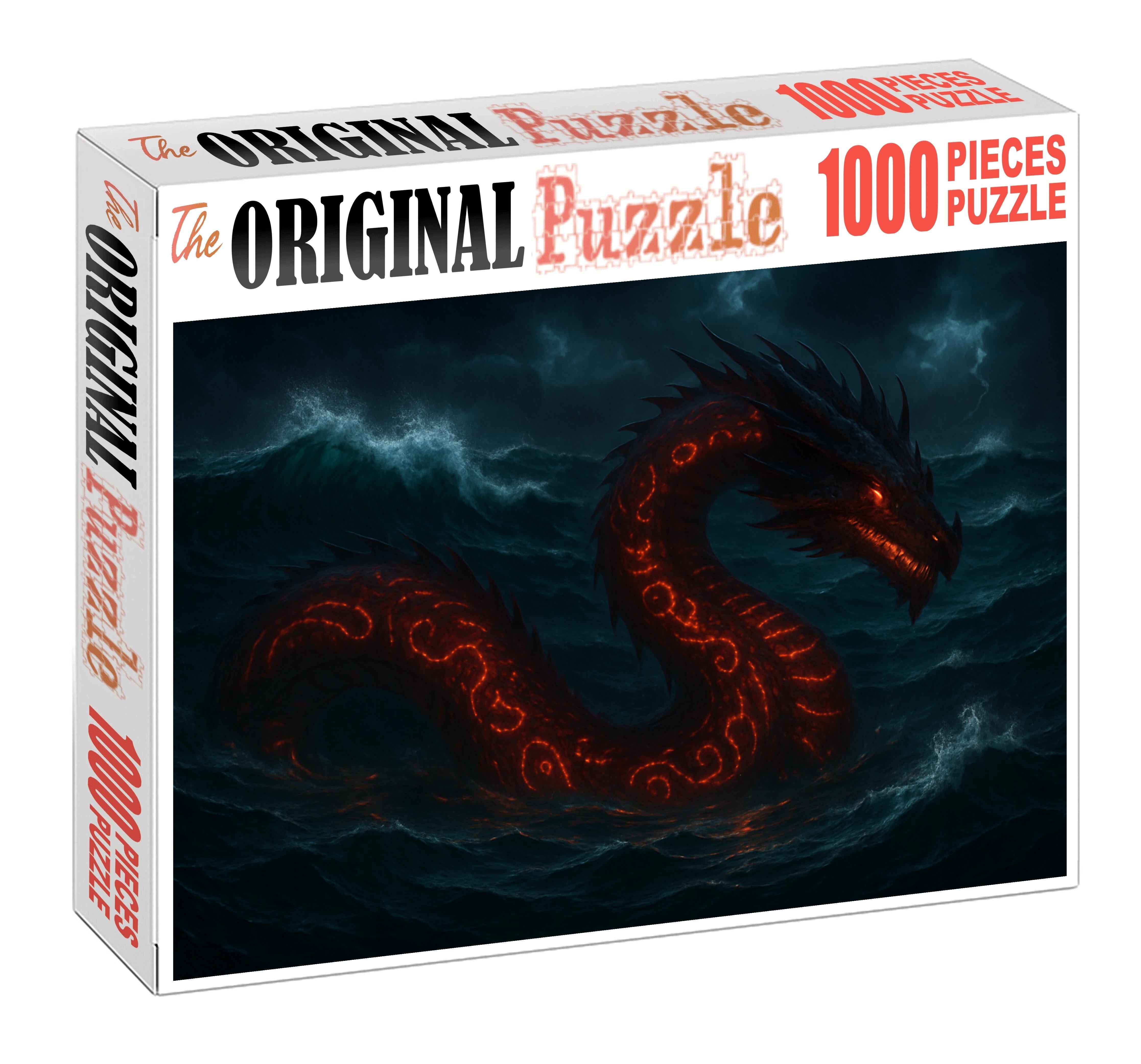 Crimson Tide Wyrm Unique Puzzle Design