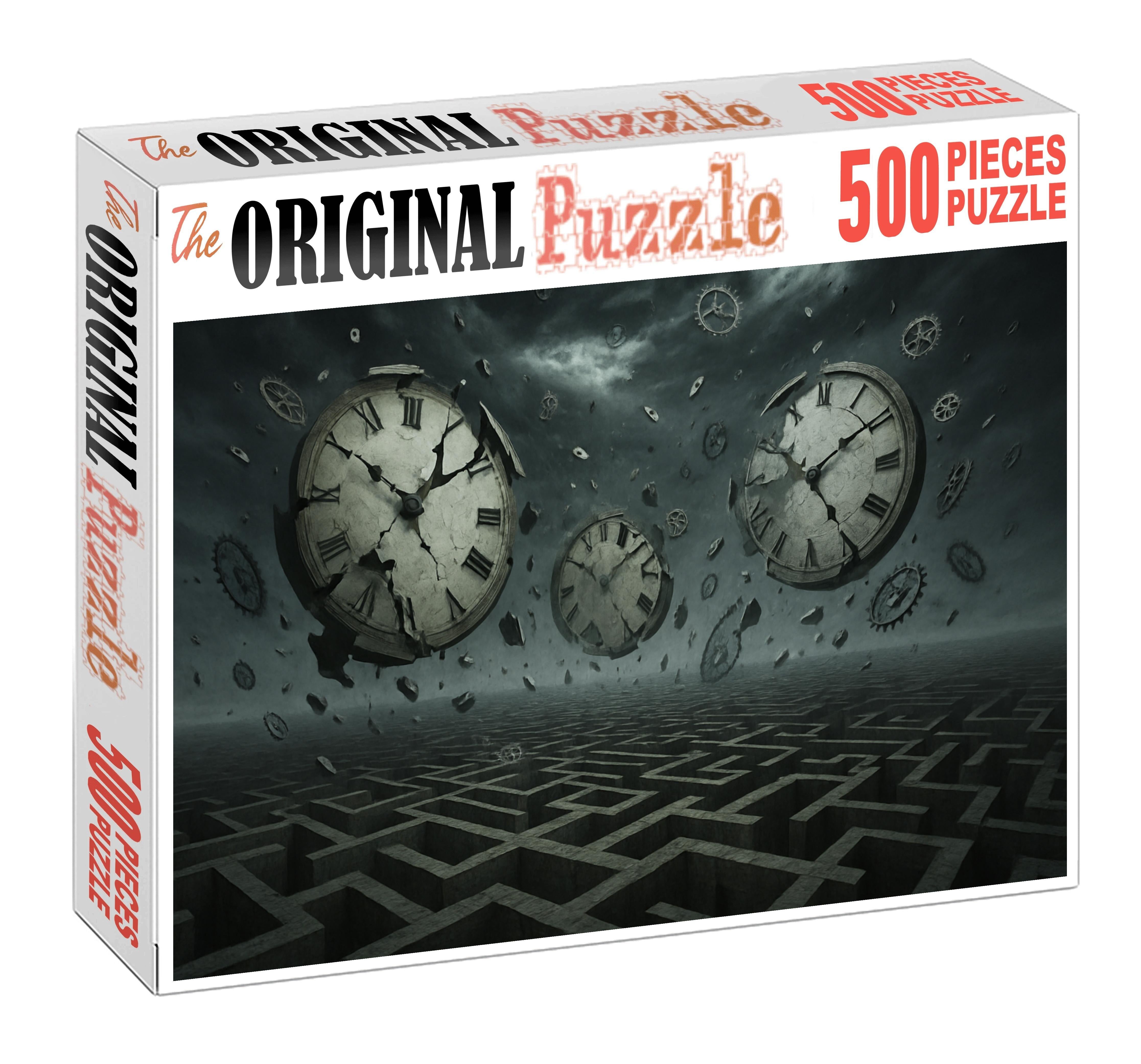 The Clockmaker's Labyrinth Of Shattered Seconds 300 Piece Puzzle
