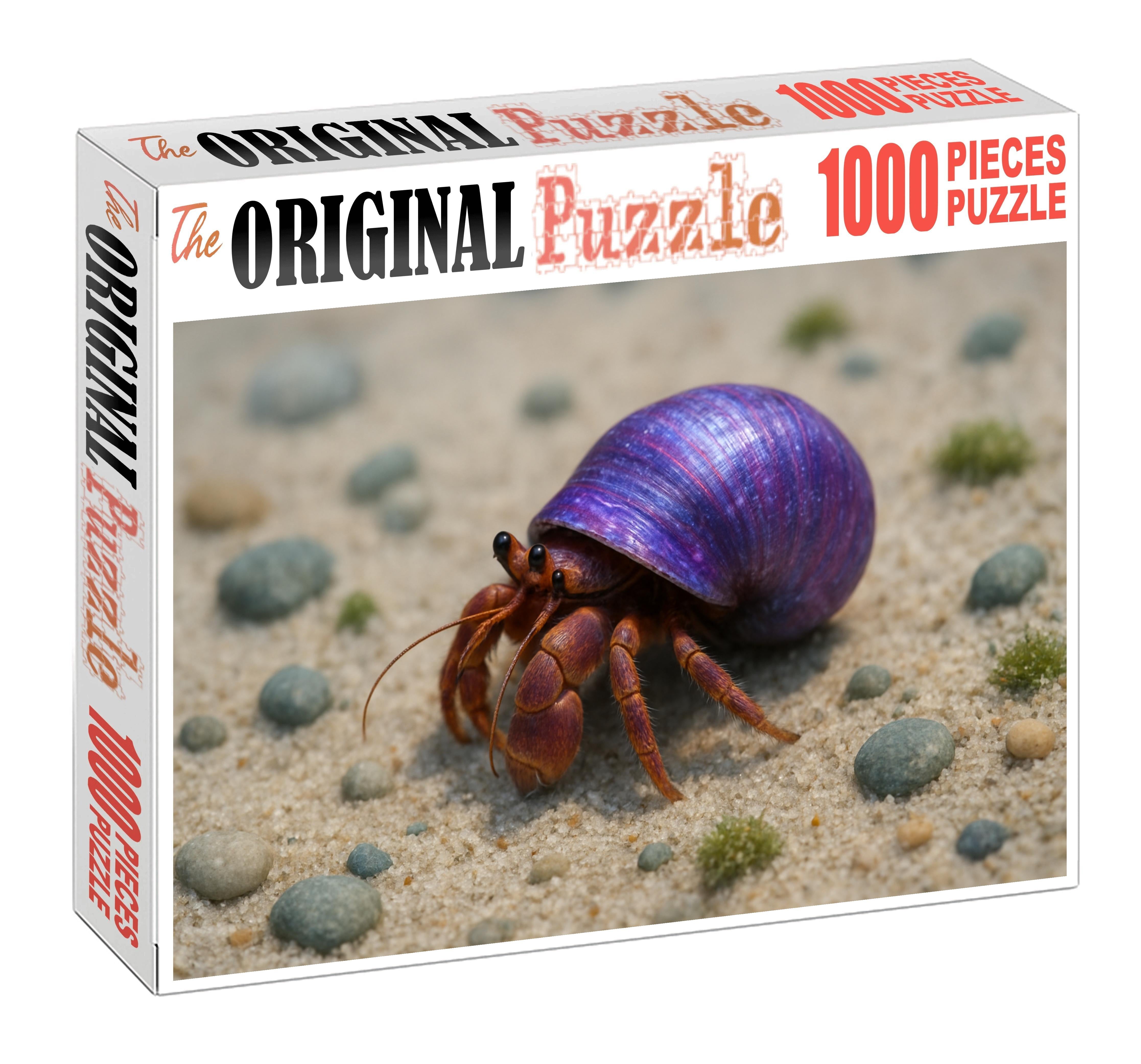 Violet Tide Hermit Crab Agile Scuttler With Iridescent Shell Camouflage Puzzle For Adults