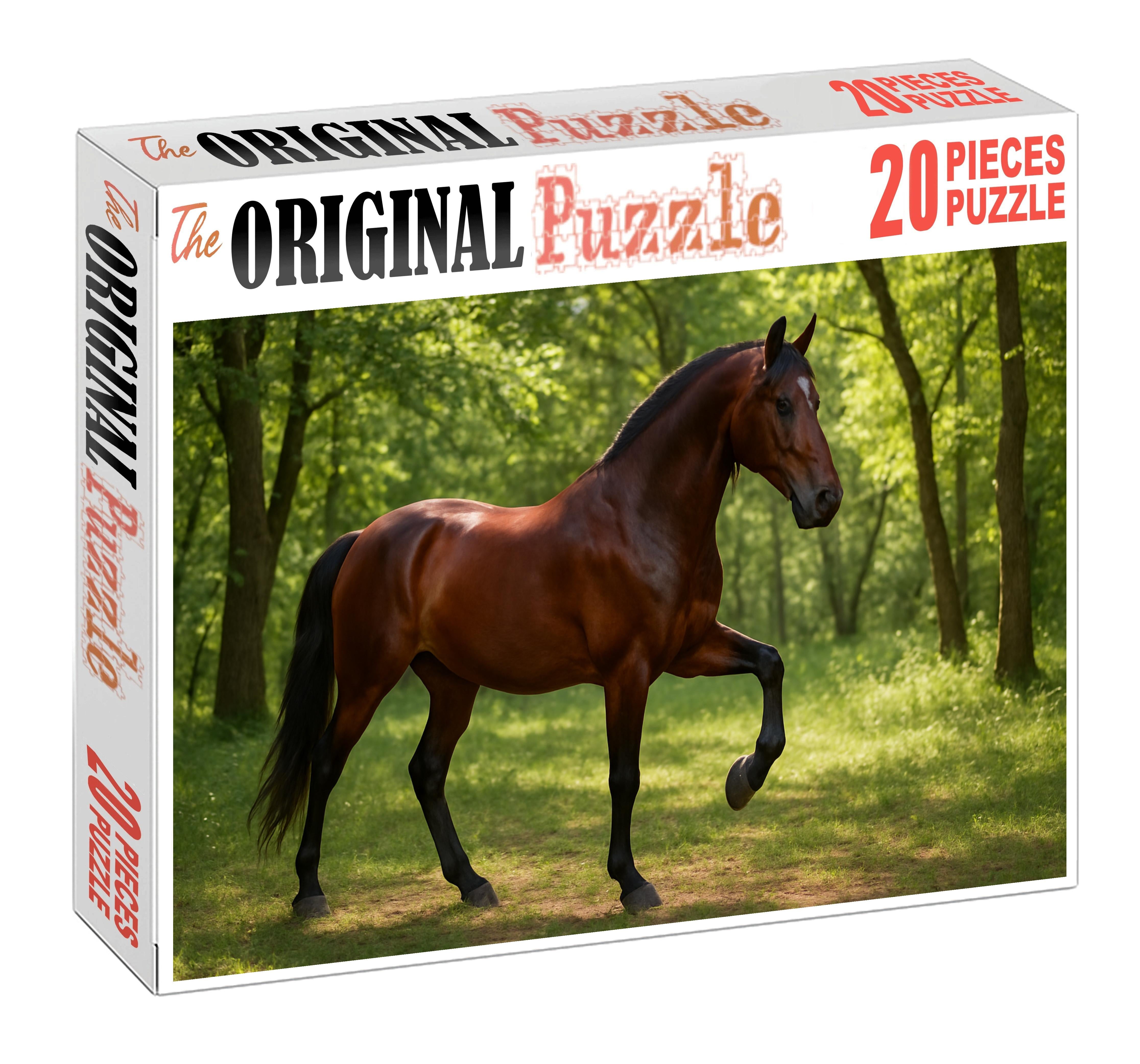 Dusky Valley Walker Graceful Bay Gaited Gelding Challenging Puzzles