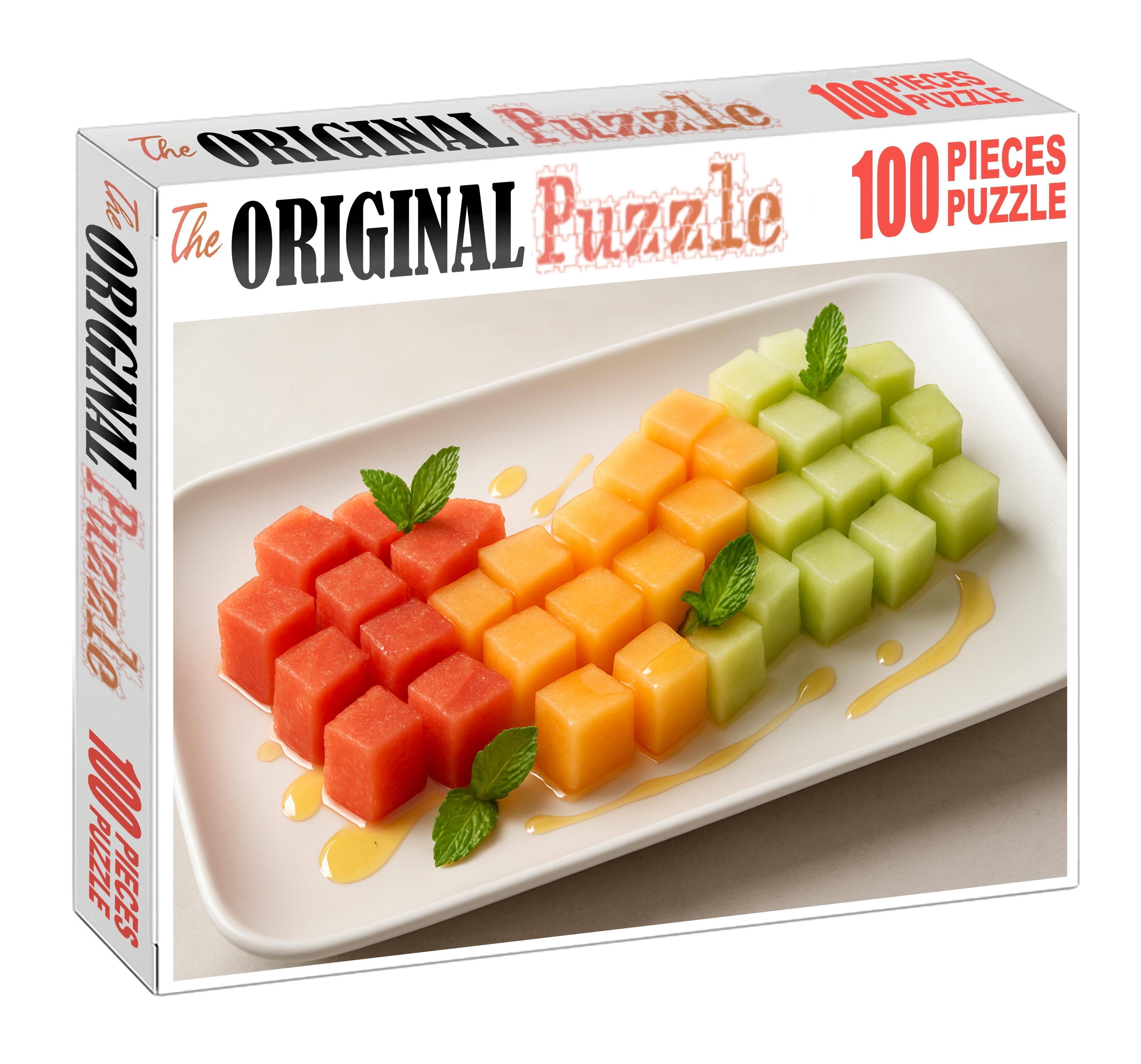 Melon Wave Platter Puzzle Collection
