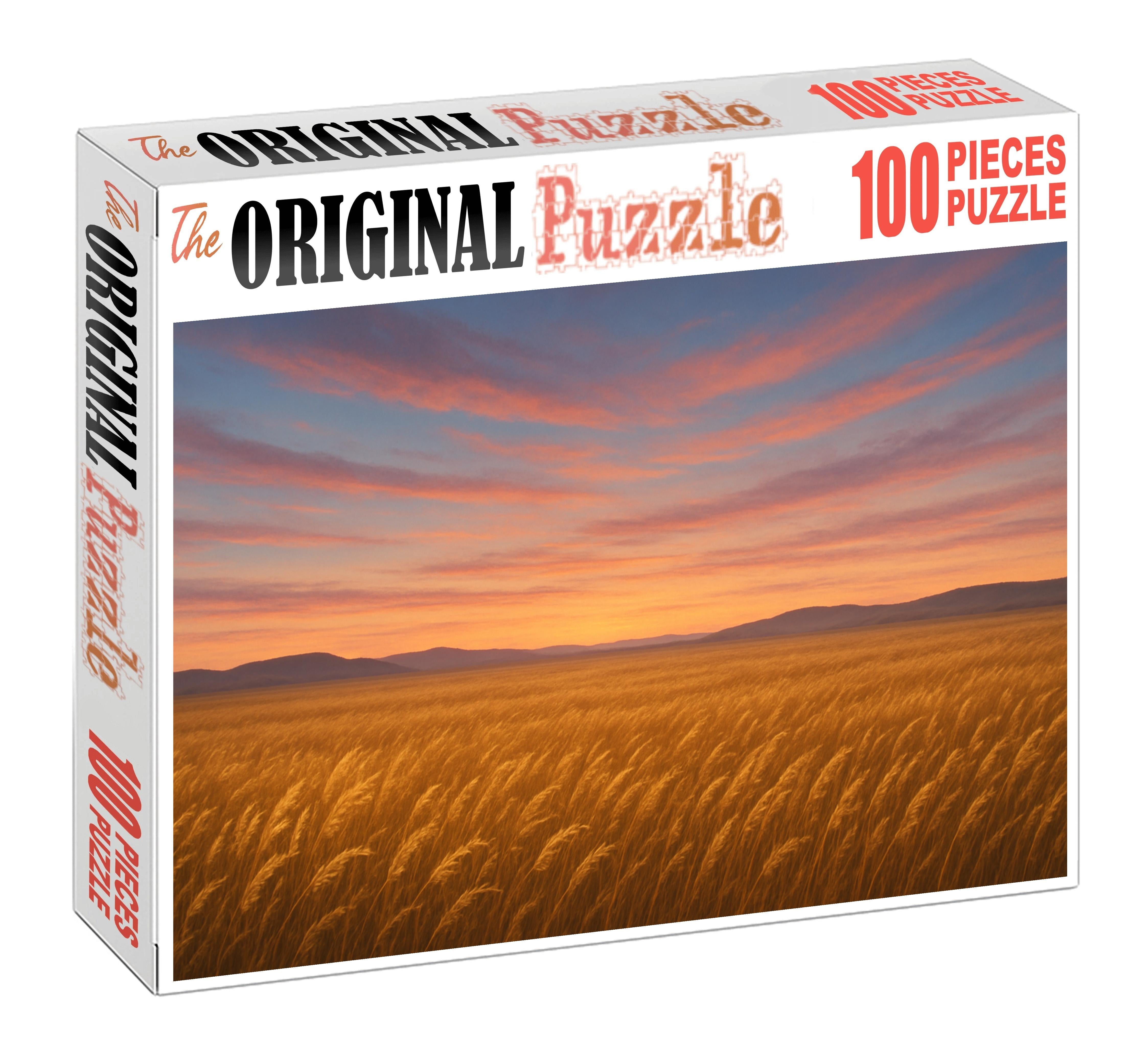 Amber Steppe Expanse Large Format Puzzle