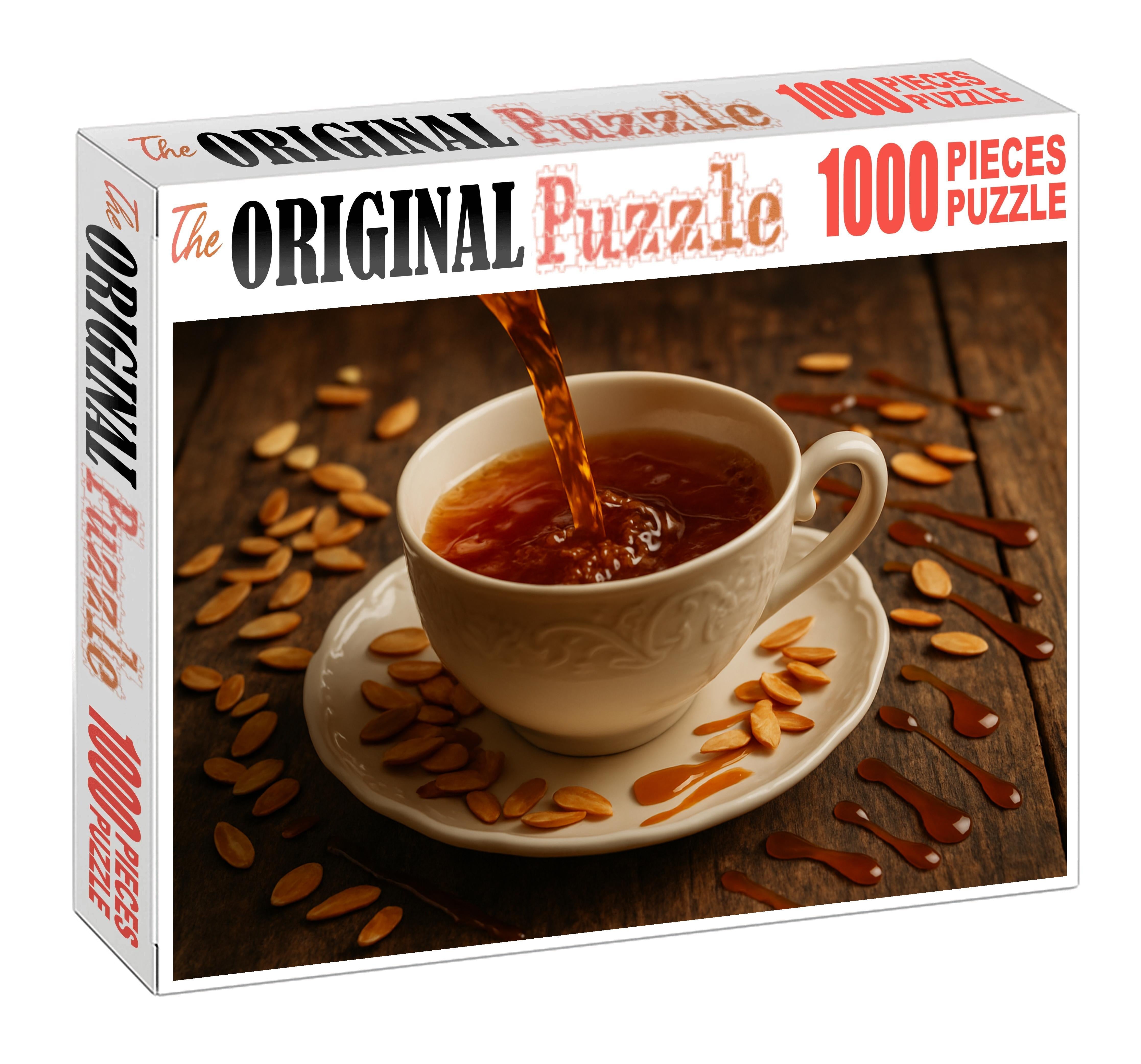 Amber Reverie Silky Black Tea With Toasted Almond And Caramel Swirls 50 Piece Puzzle