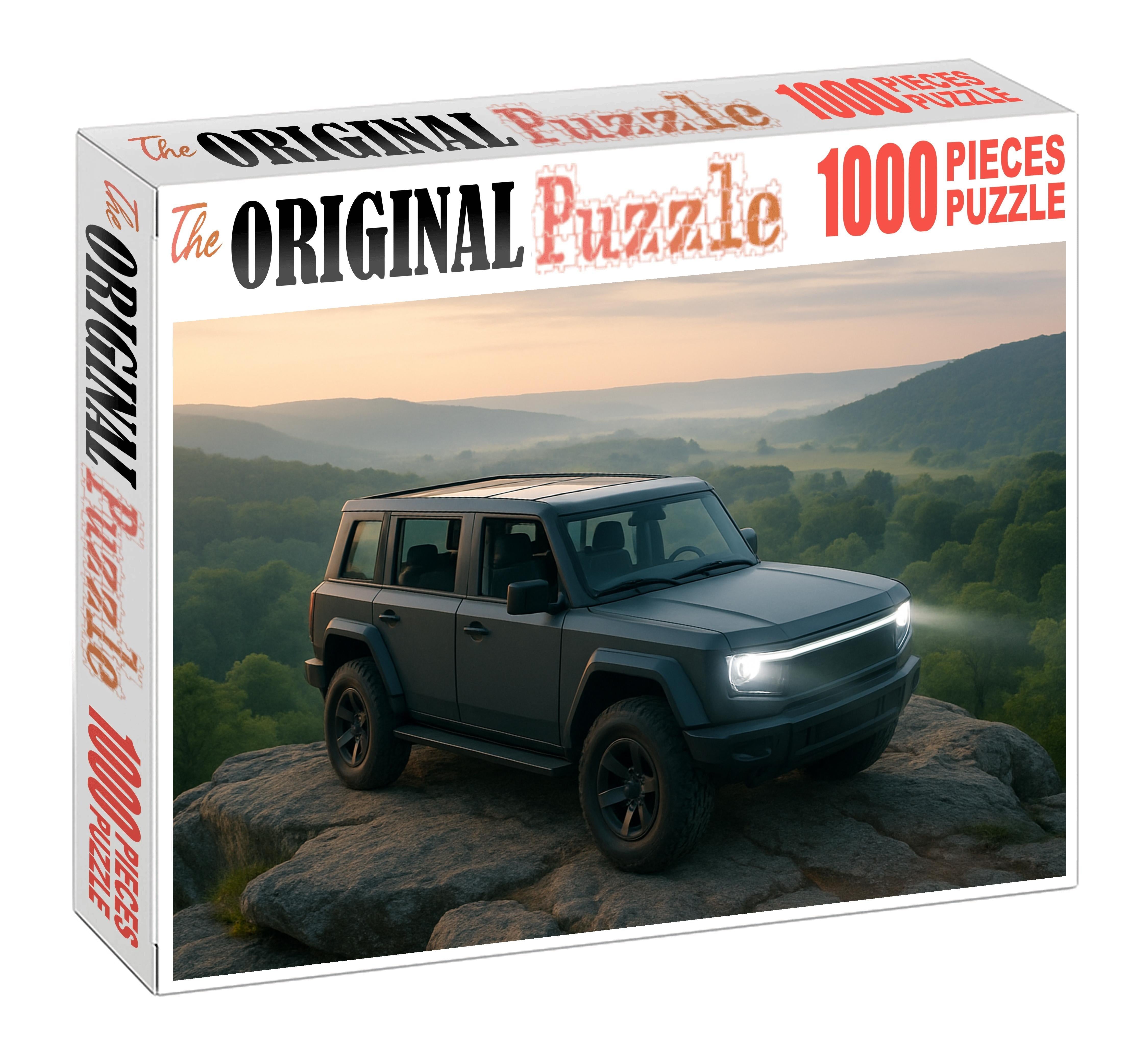 Vanguard Aegis Futuristic Hybrid Adventure Machine Custom Jigsaw Puzzle