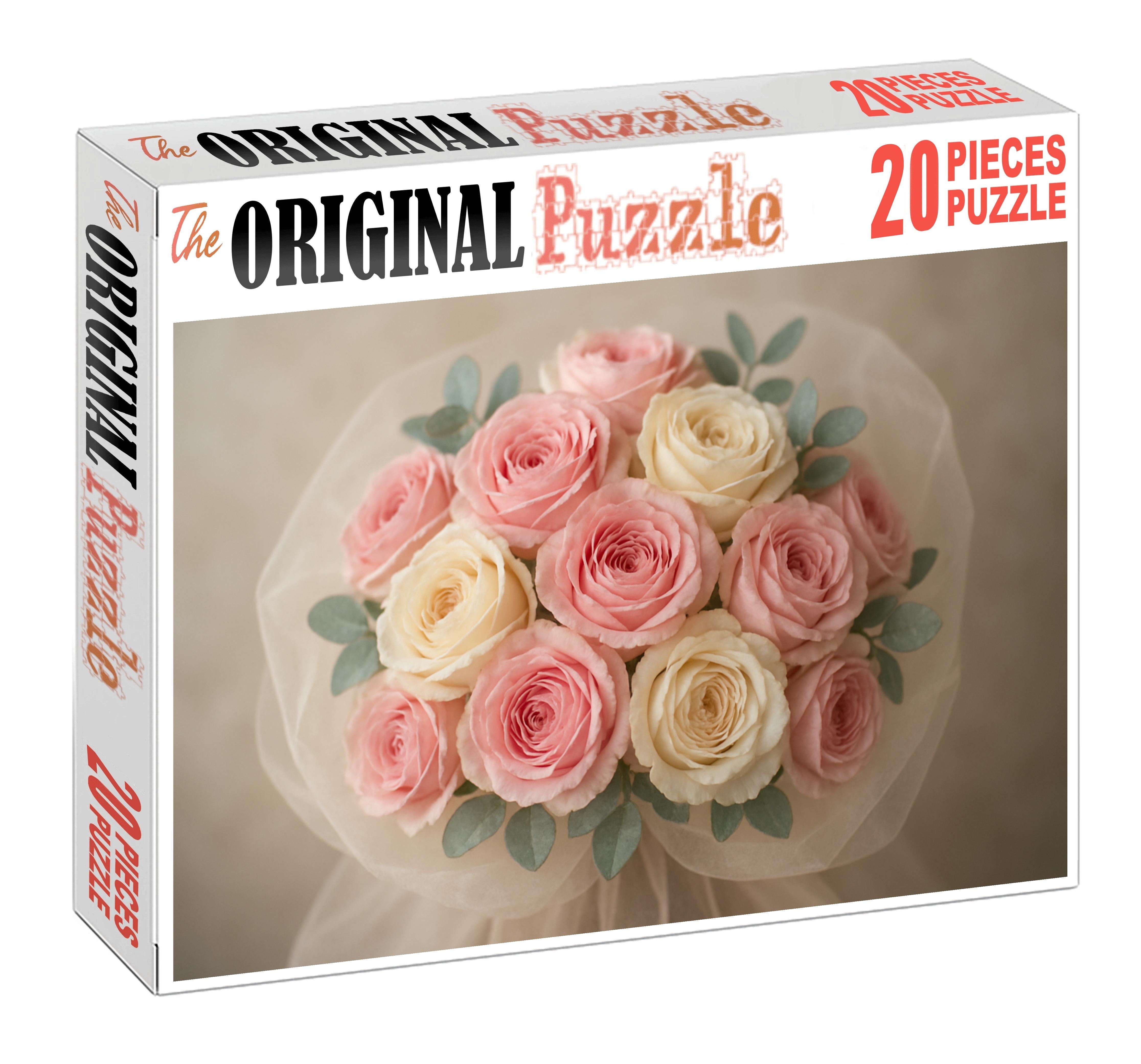 Blushing Elegance Bouquet 200 Piece Puzzle