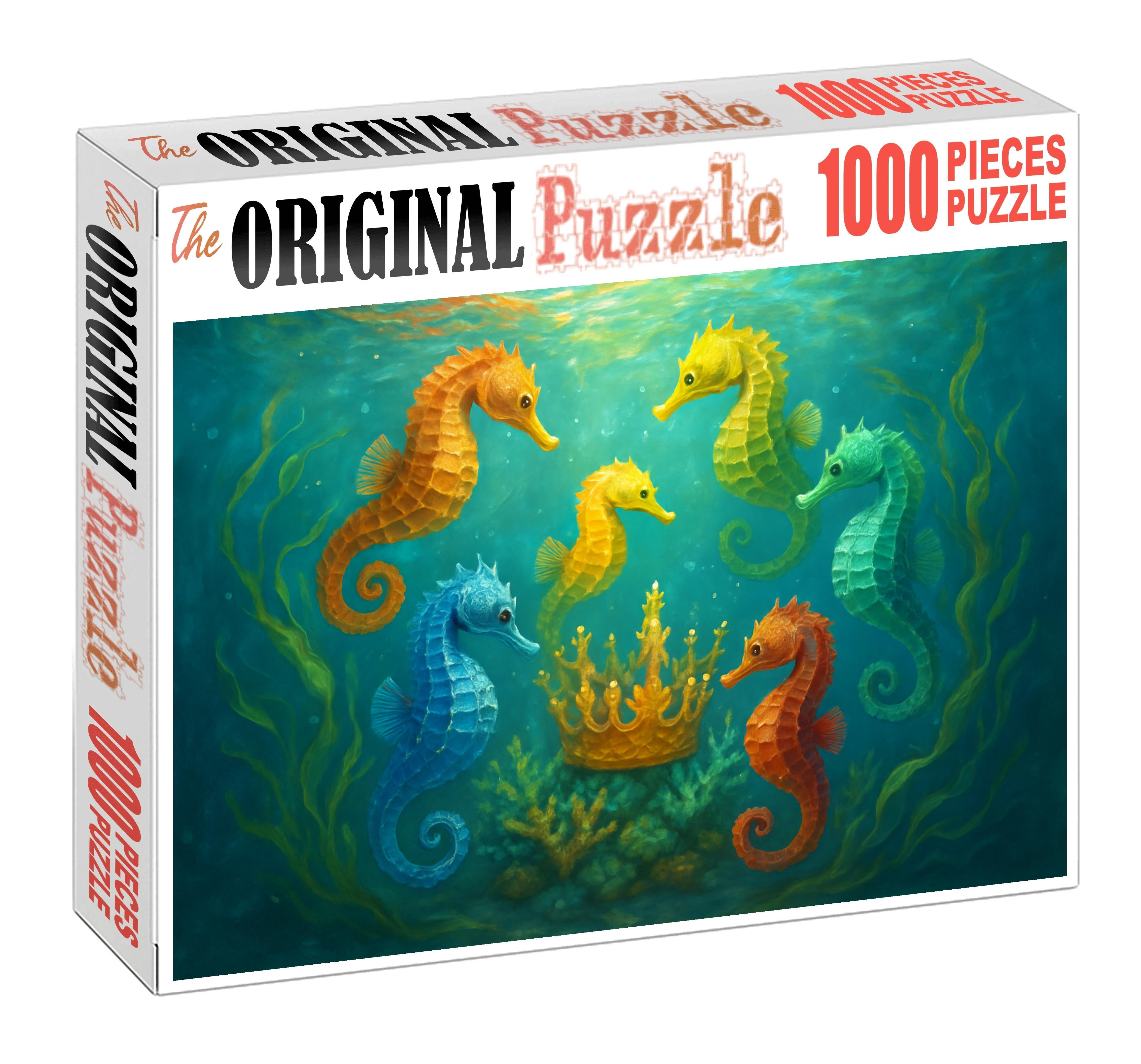 Seahorse Carousel Beneath The Coral Crown Puzzle Fun