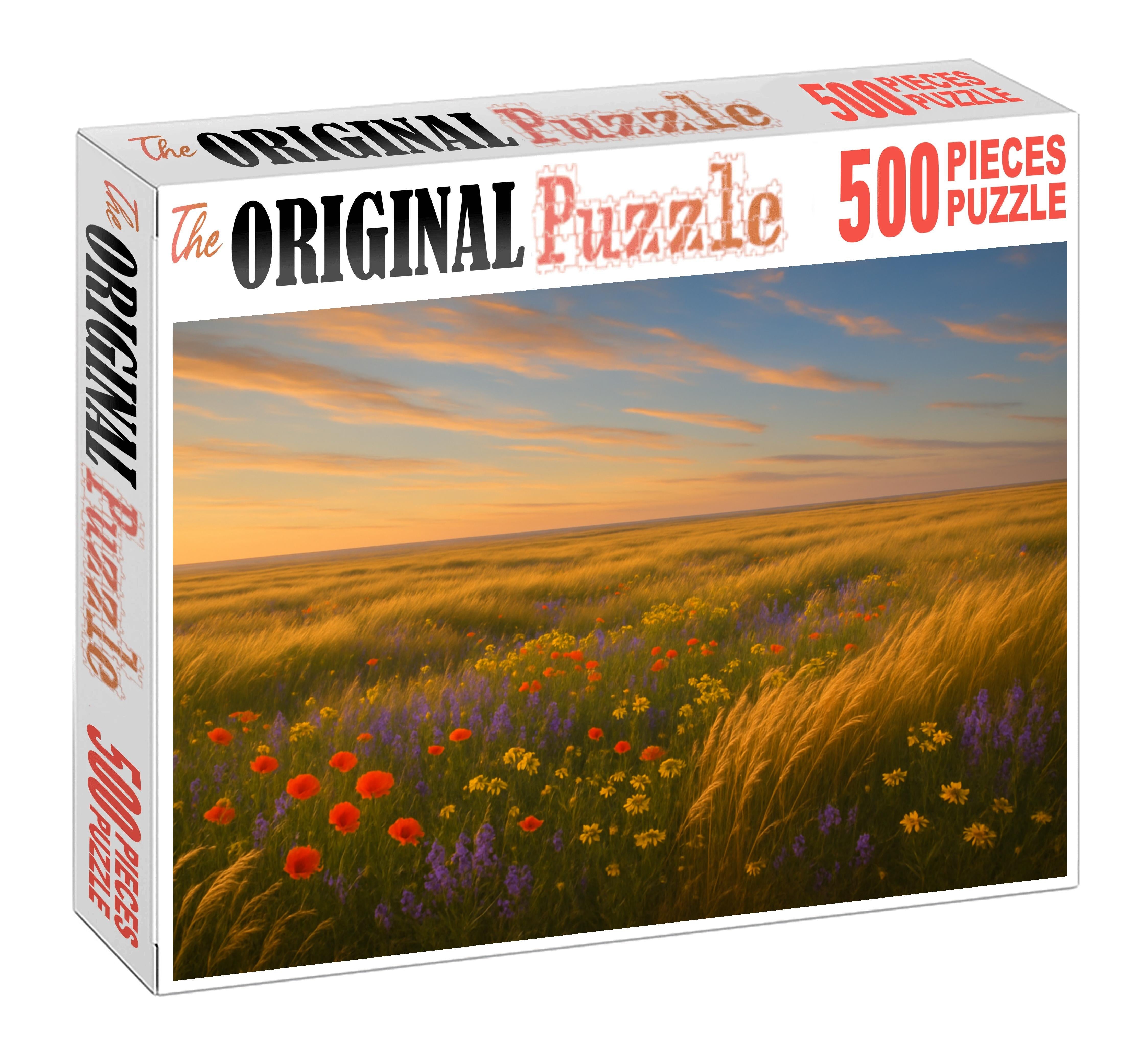 Golden Prairie Meadow Easy Puzzles