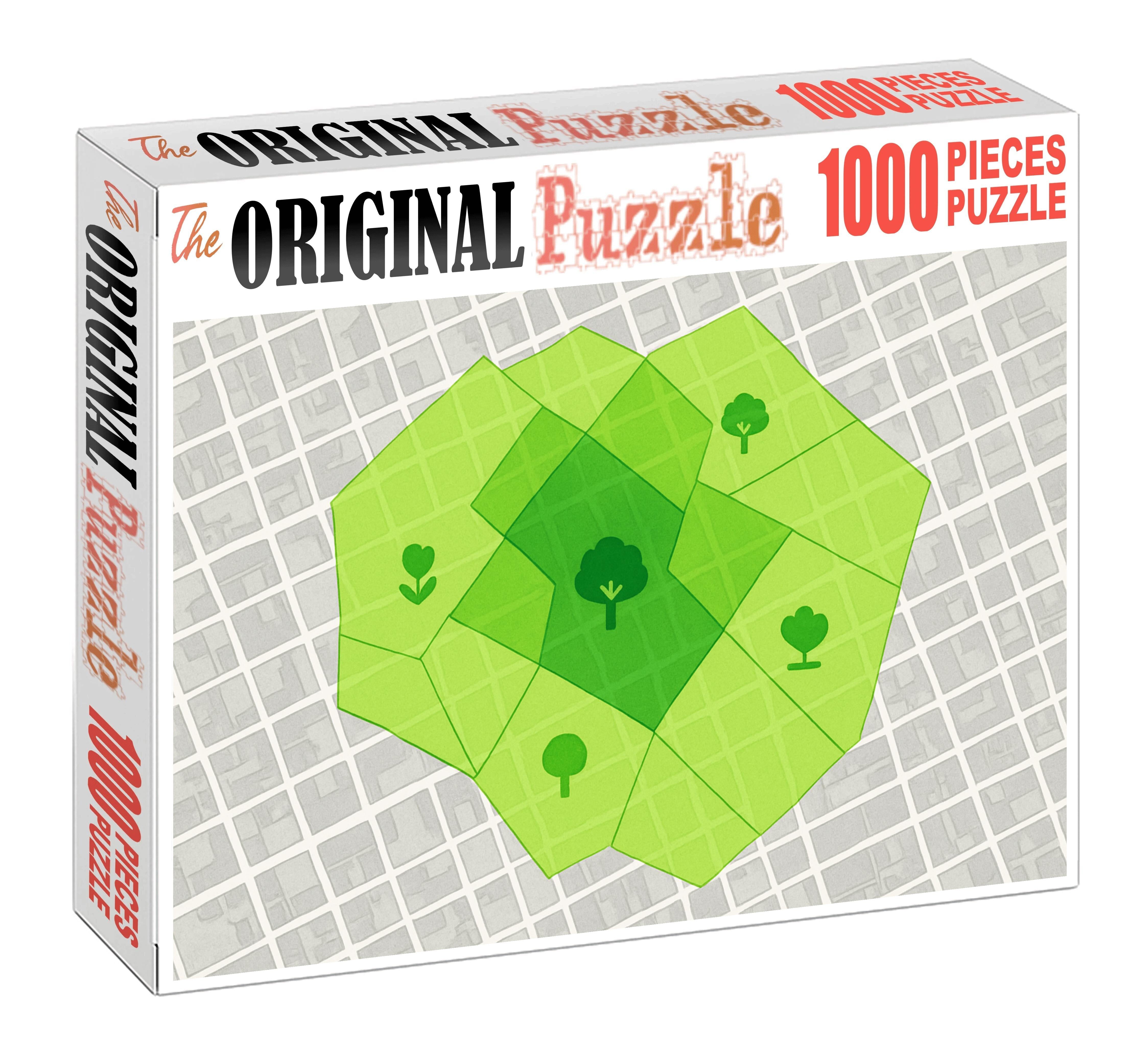 Urban Green Space Accessibility Map Mini Puzzle