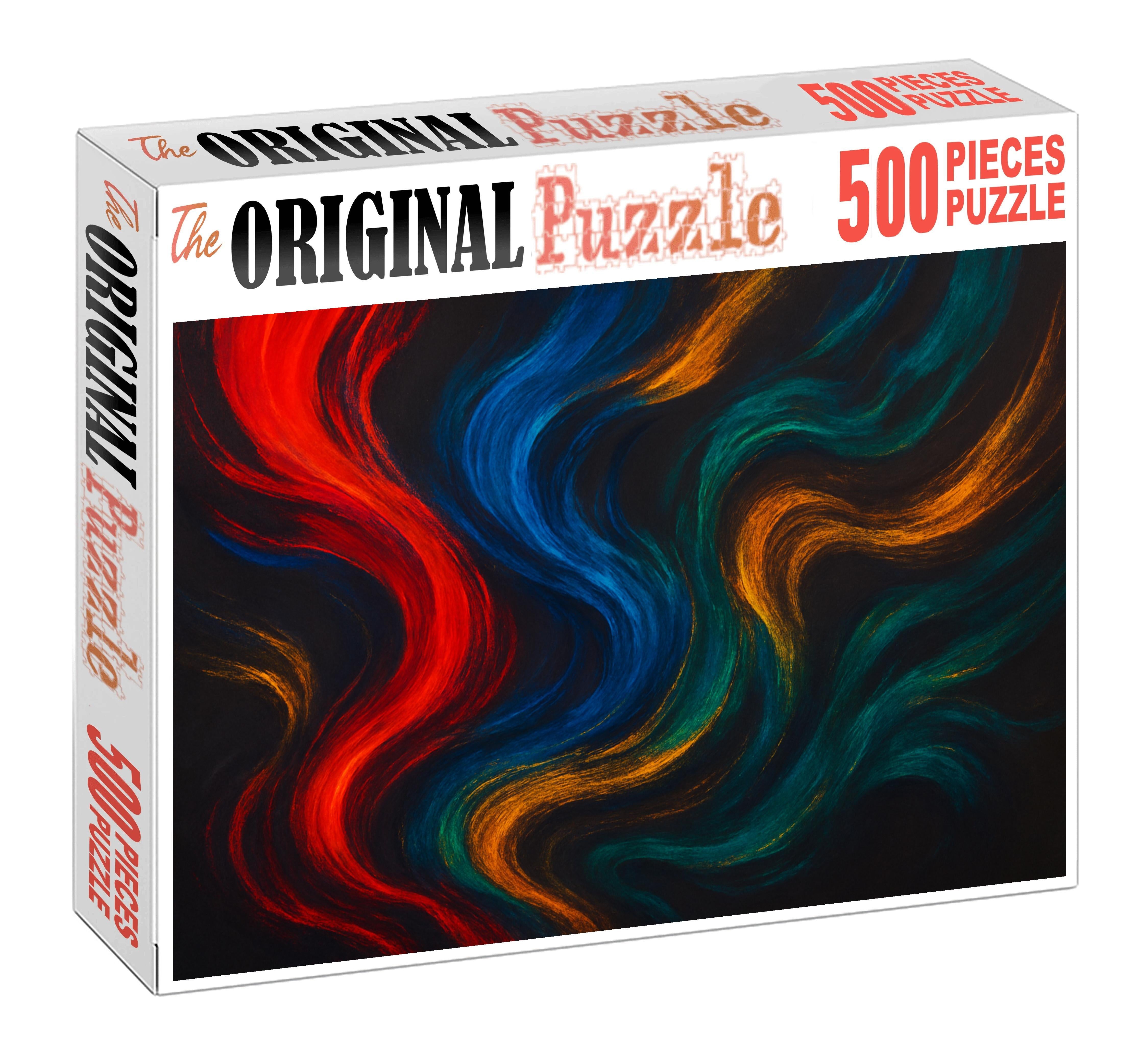 Chromatic Flux Of Emotional Currents 300 Piece Puzzle