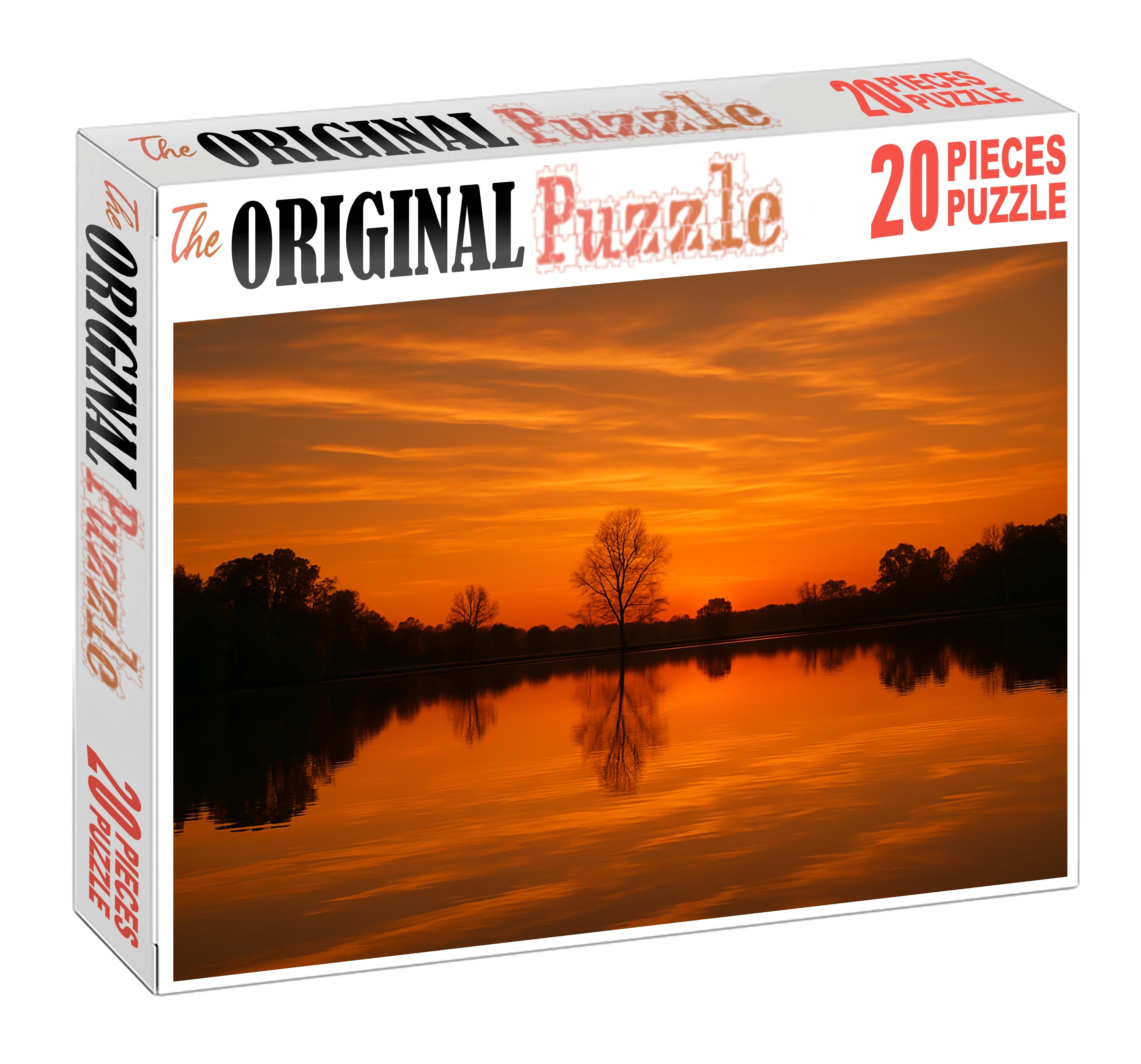 Soft Amber Reflections 500 Piece Puzzle