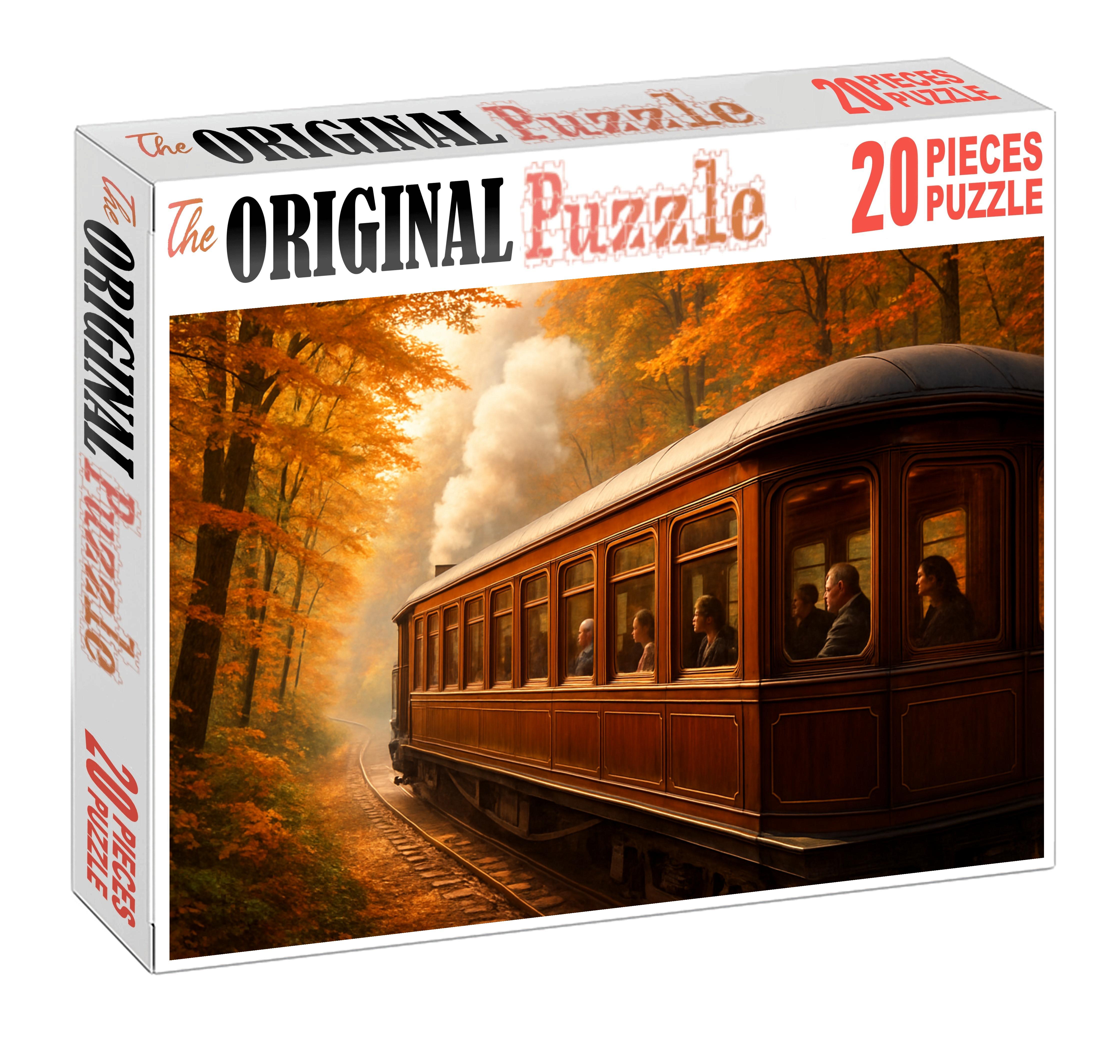 Luxury Steam-powered Scenic Railcar Puzzle Collection