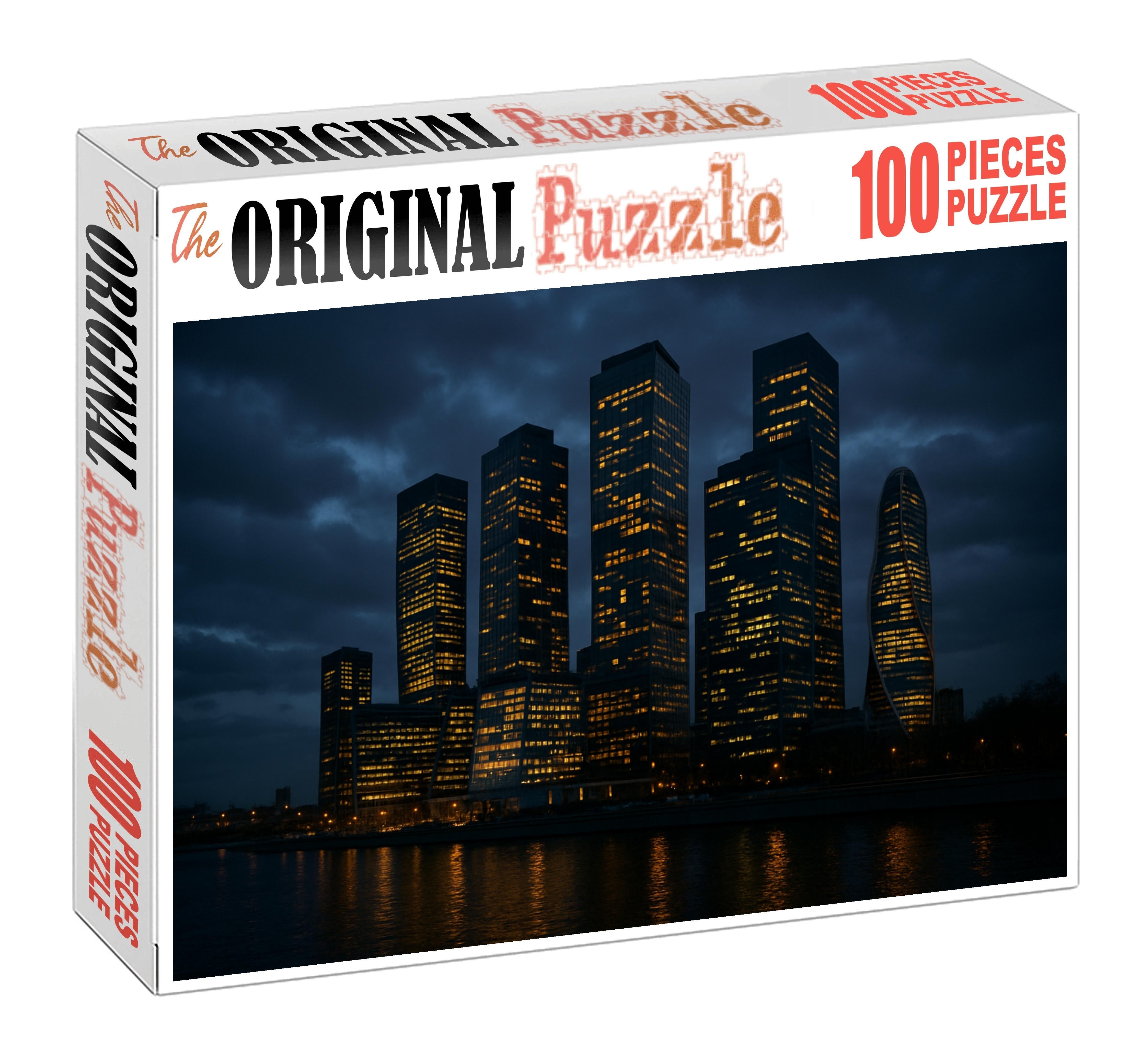 Moscow City Skyline Russia's Vertical Financial Powerhouse 300 Piece Puzzle