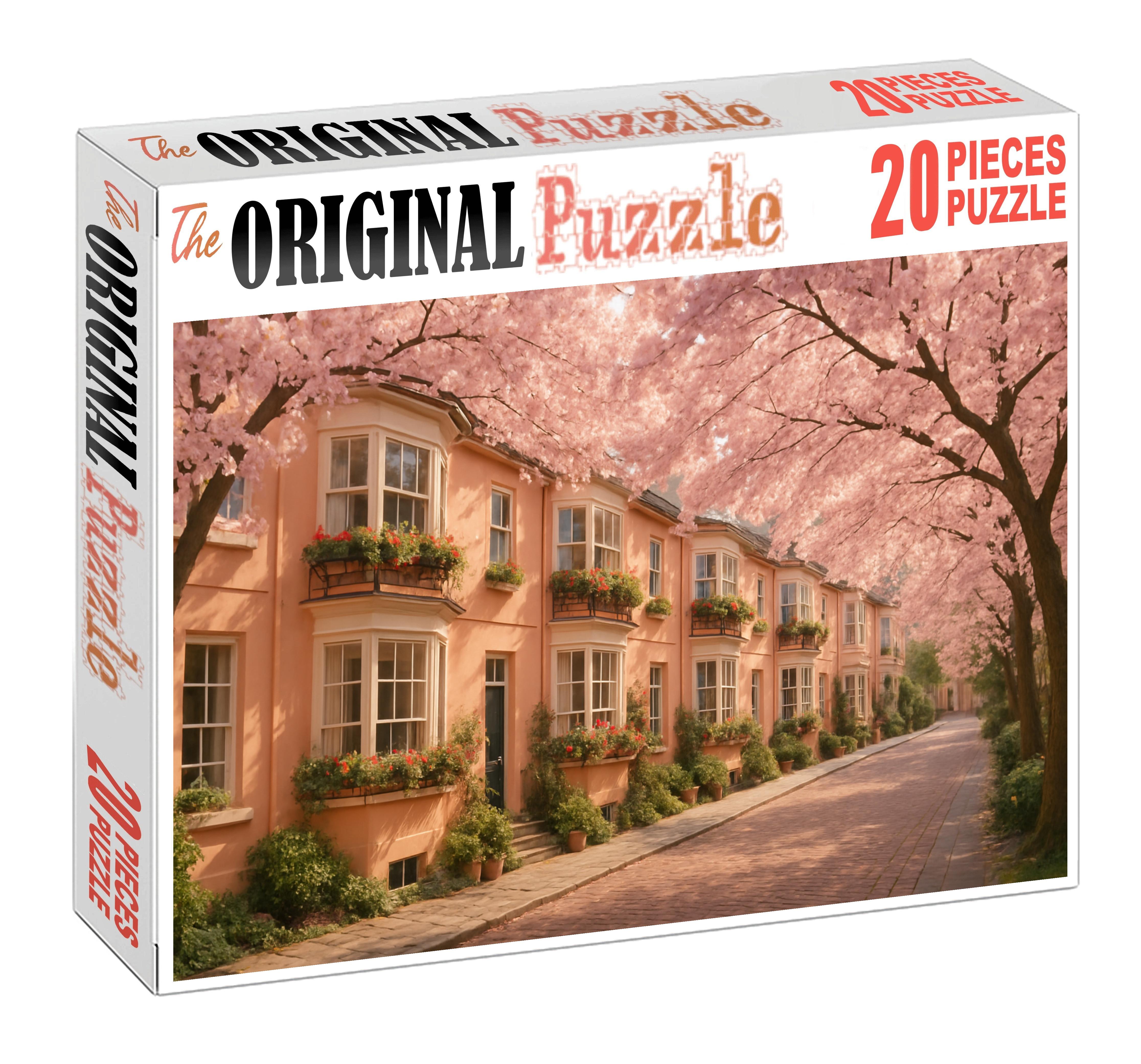 Peach Blossom Row 300 Piece Puzzle