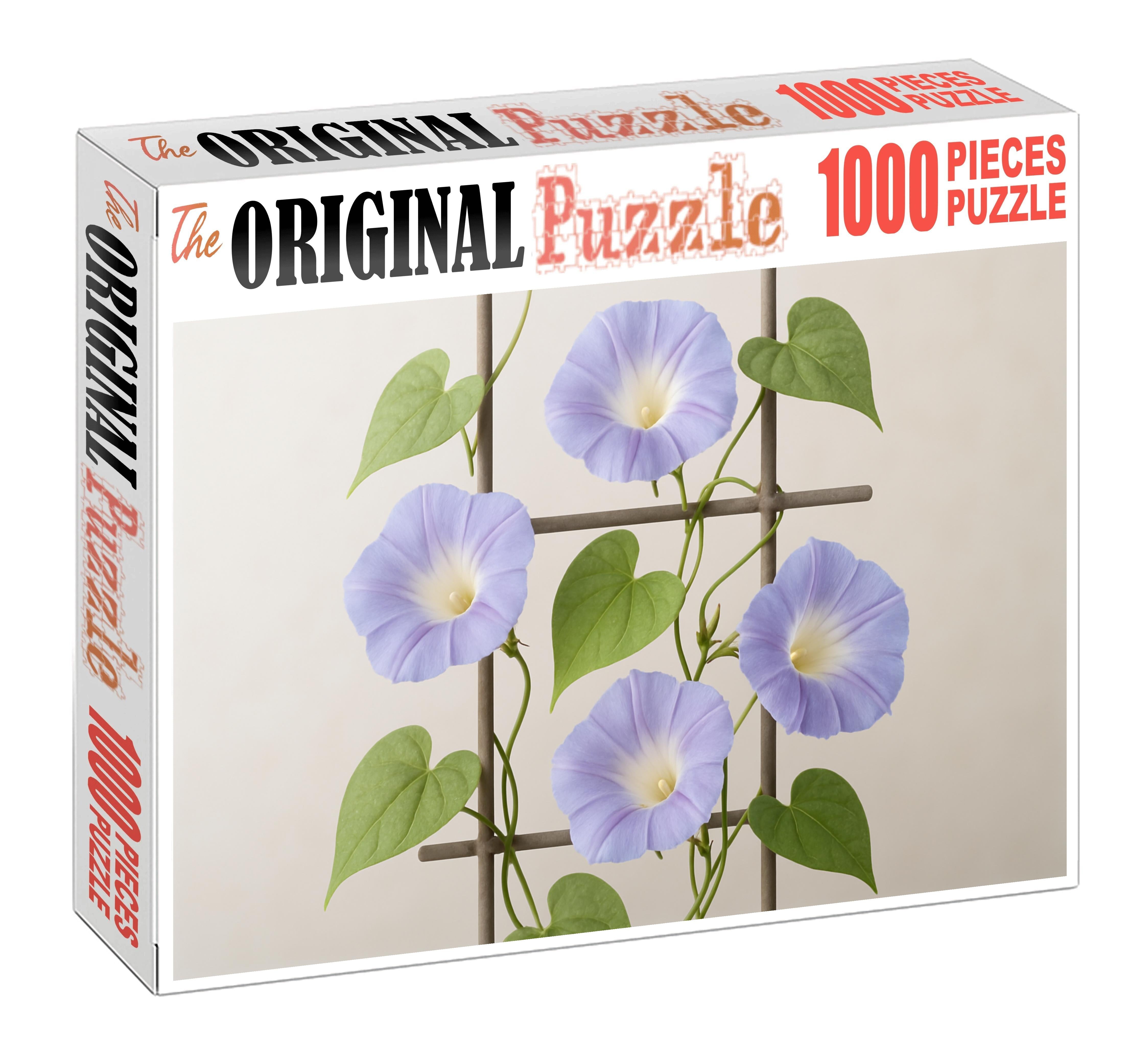 Frosted Morning Glory Wall Frame 100 Piece Puzzle