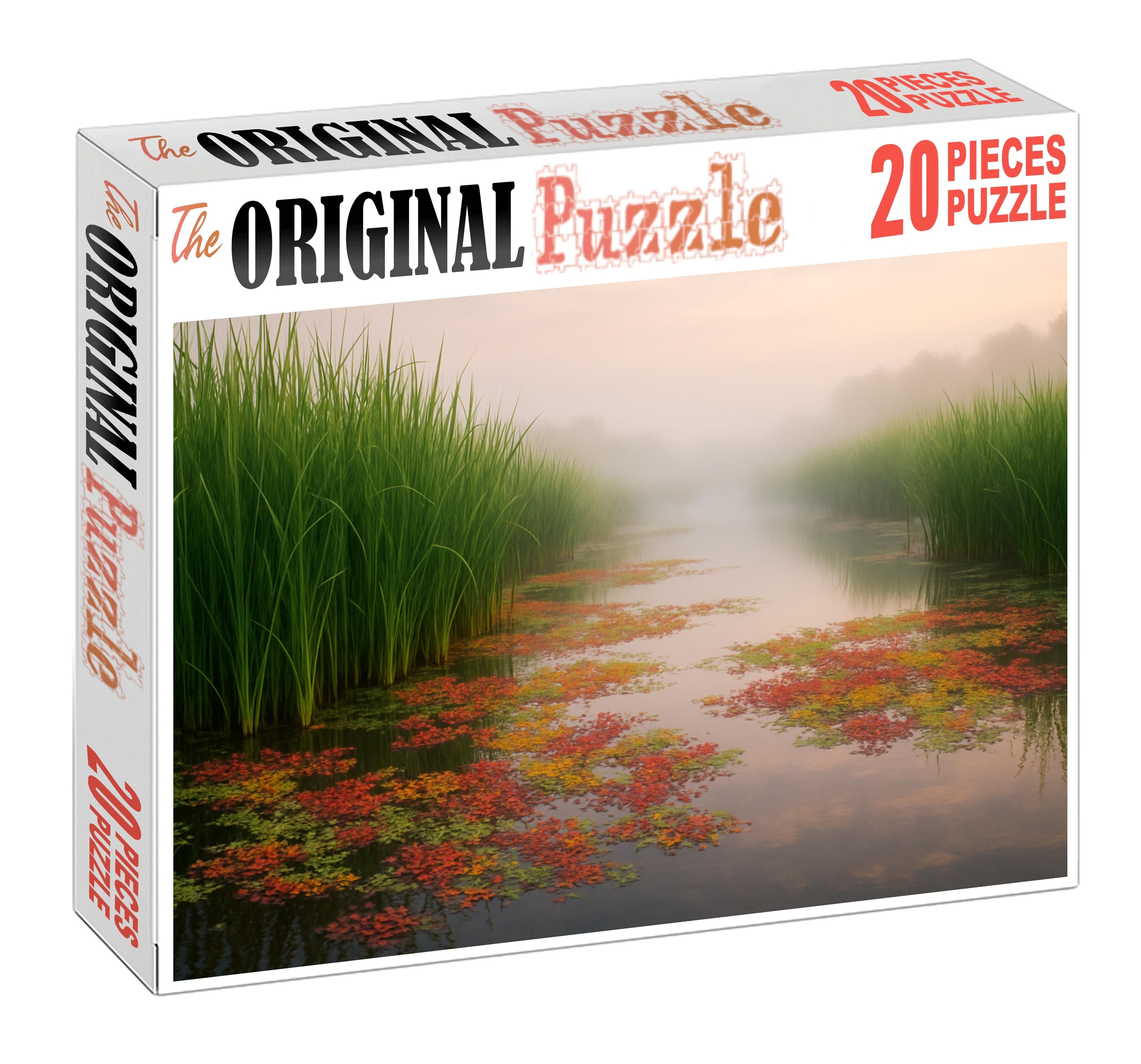Verdant Marshlands Preserve Custom Jigsaw Puzzle